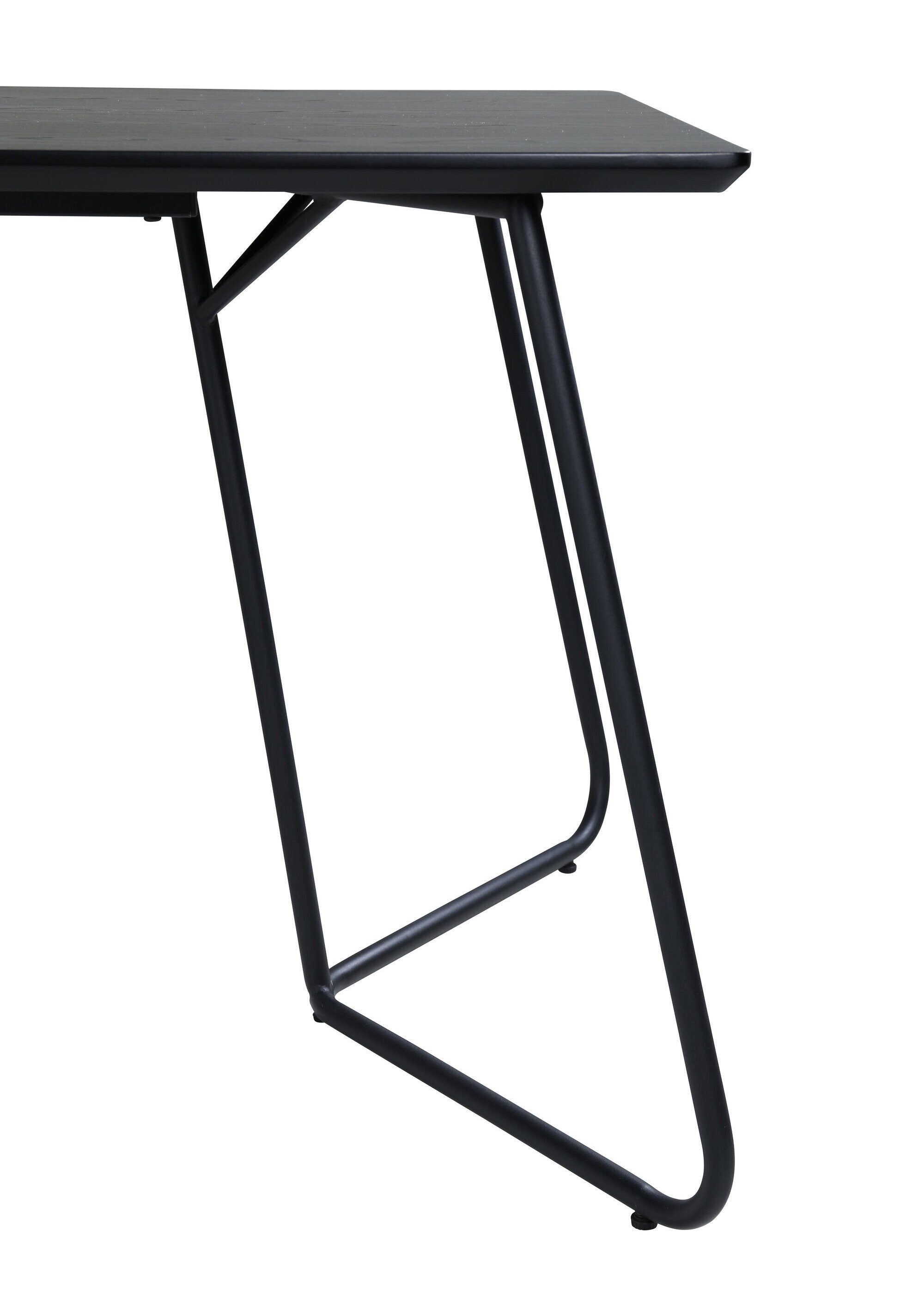 Table à manger avec piètement métal NOIR VEN-15574-888 DE4