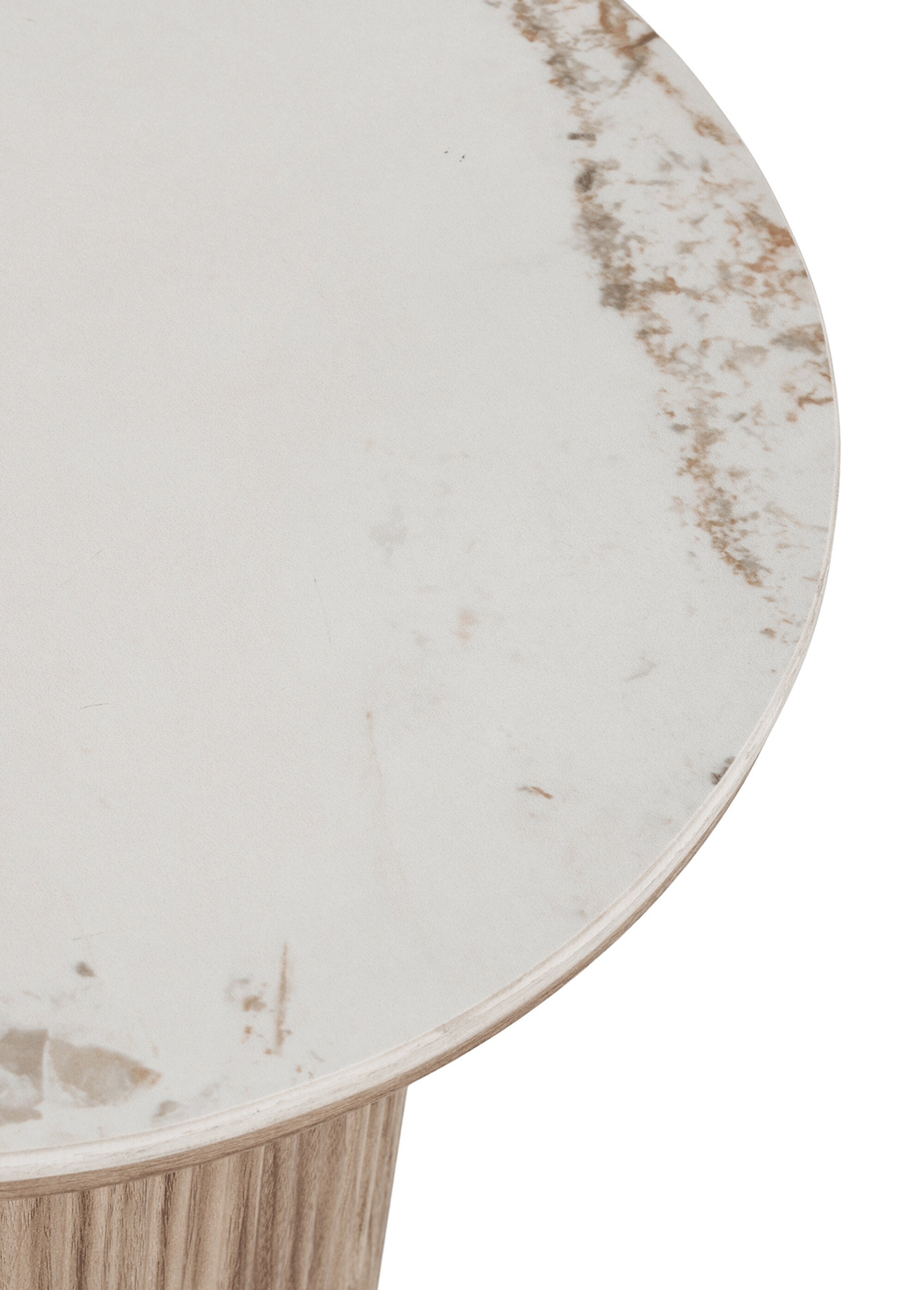 Table d'appoint haute, dessus céramique MARRON HN-2151045 DE2