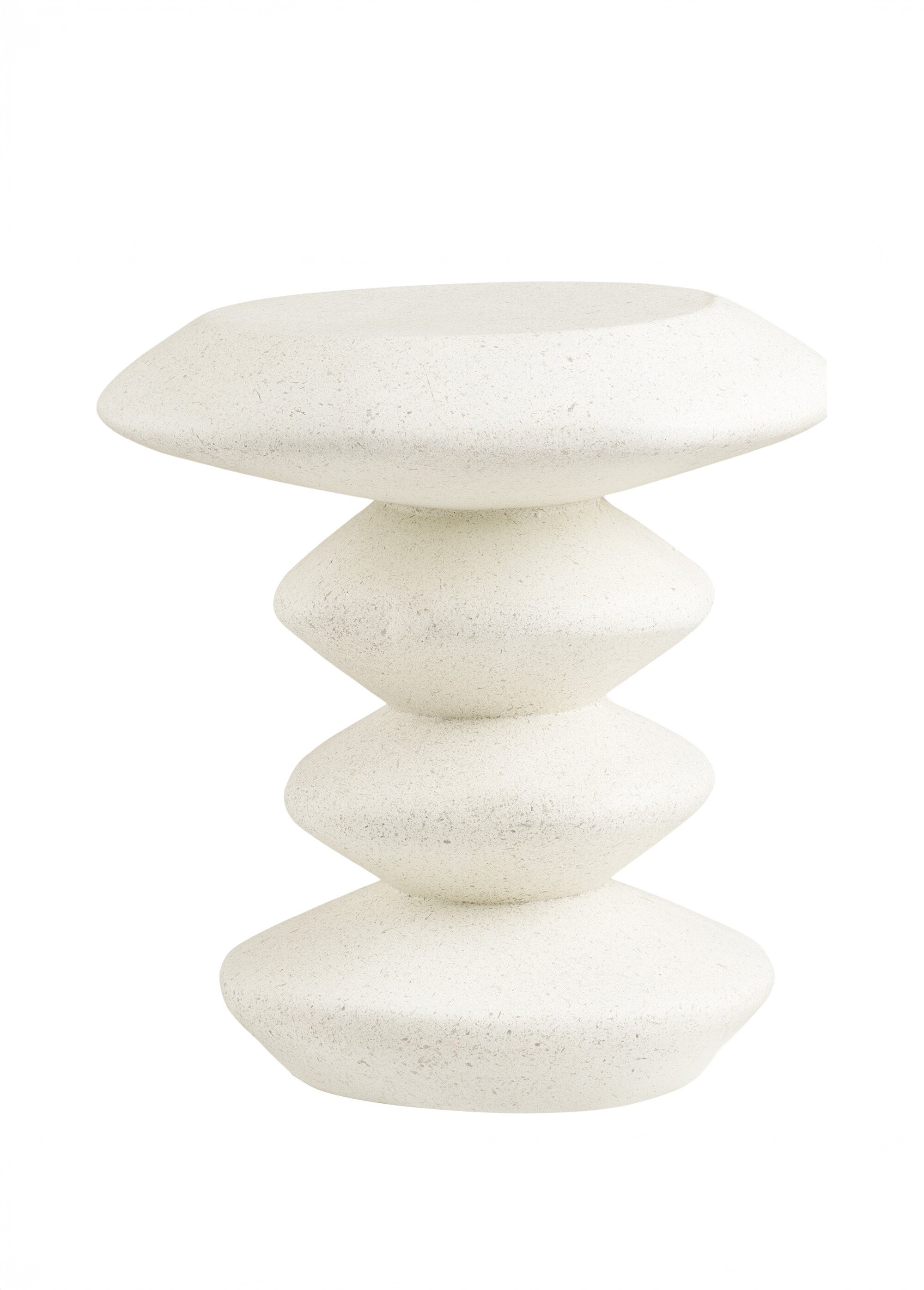 Table d'appoint inspiration organique BLANC HN-2151000 FA1
