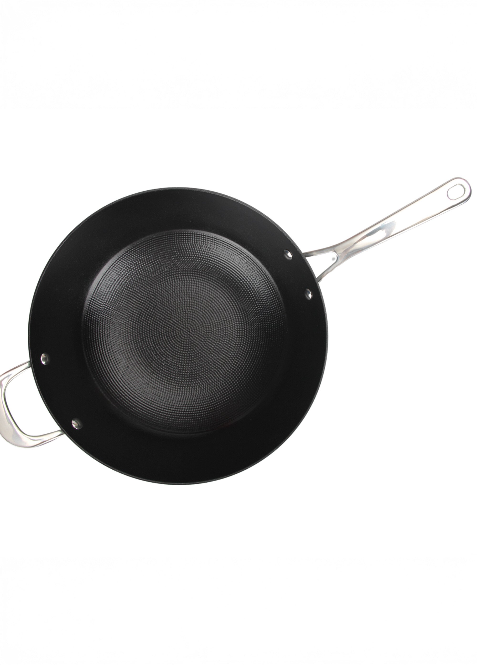 Wok tout feux Air Iron en fonte Noir 9100115 OV1