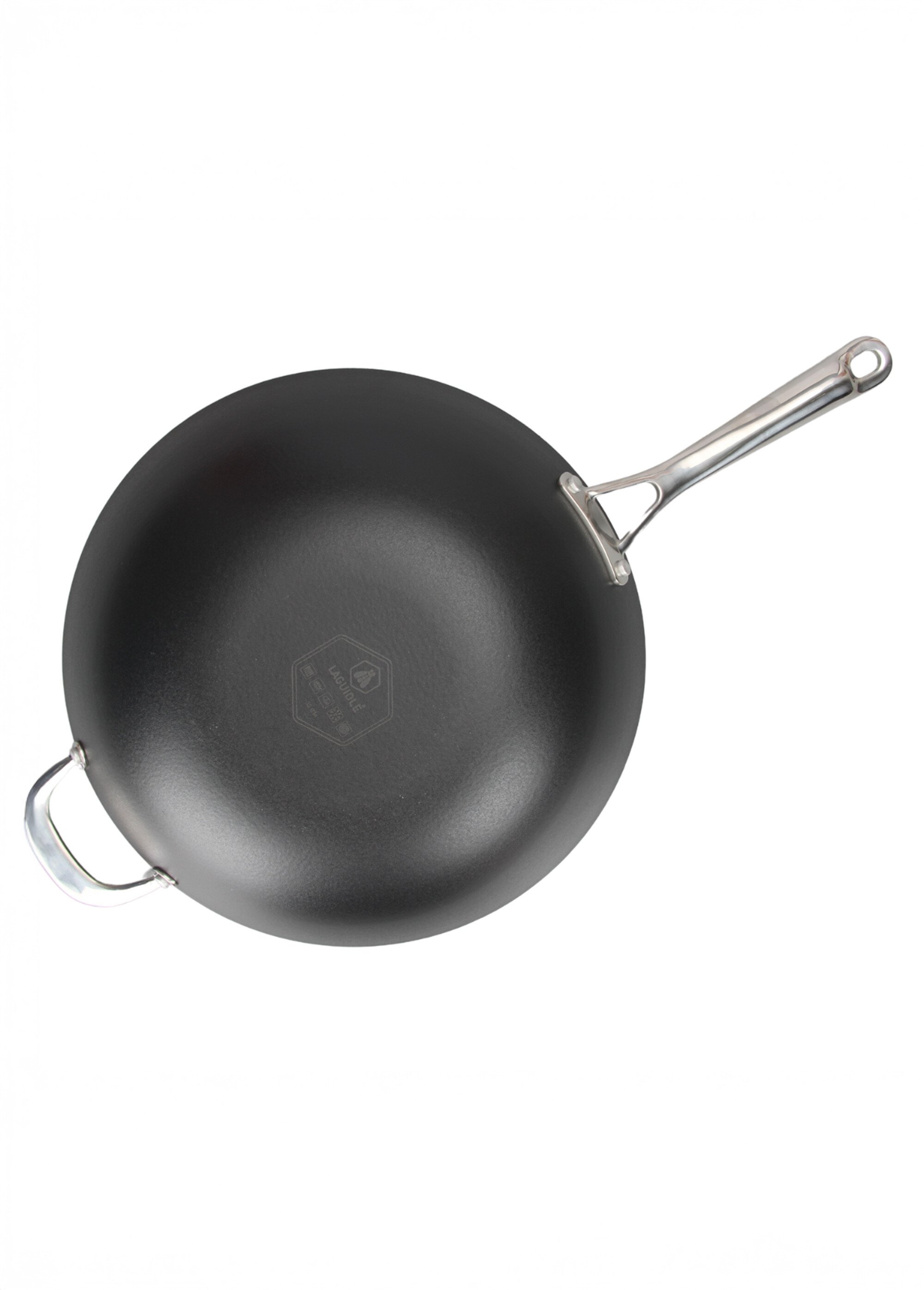 Wok tout feux Air Iron en fonte Noir 9100115 UN1