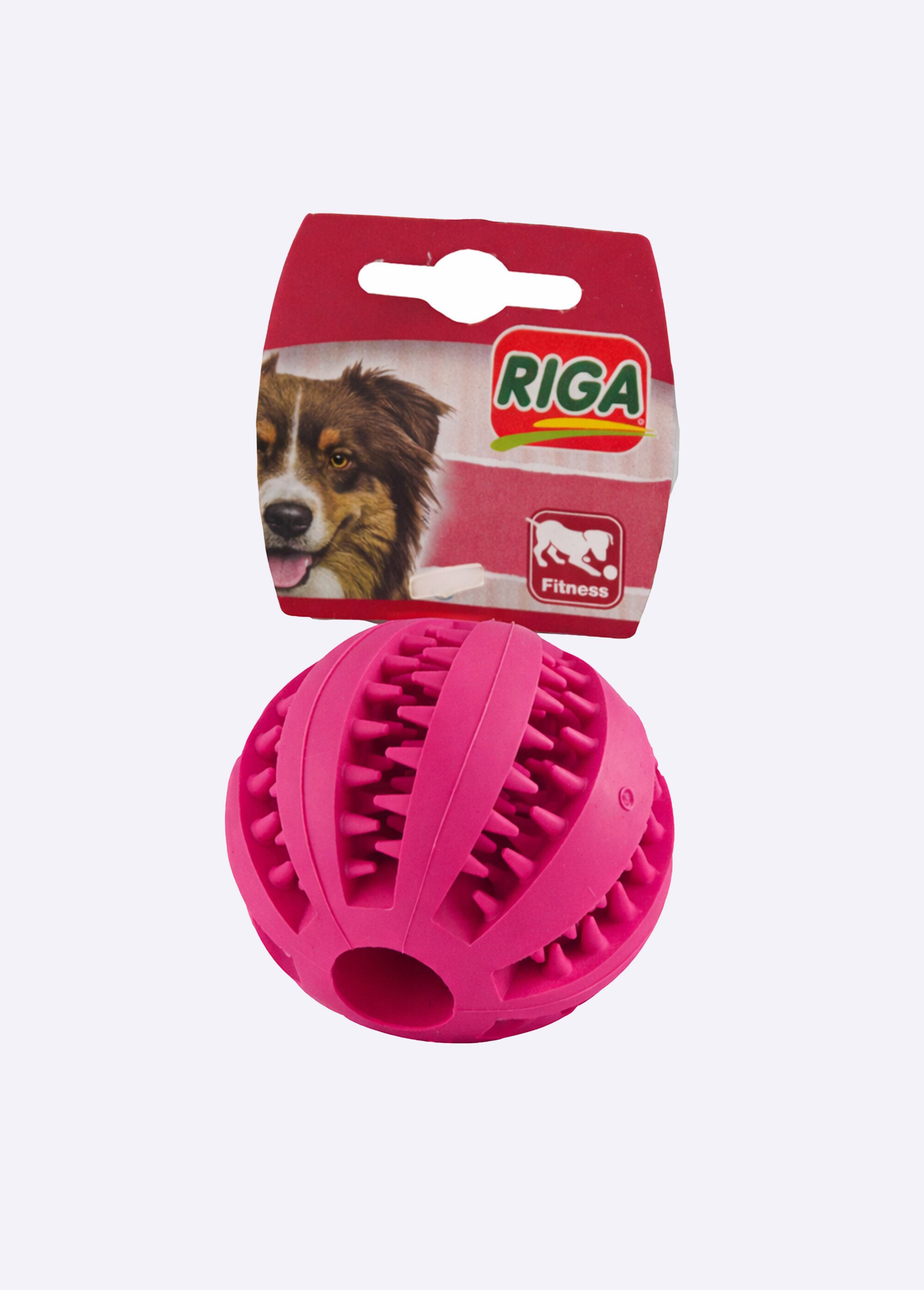 Balle de jeu à machouiller pour chien ROSE RIG-00005573EL FA1
