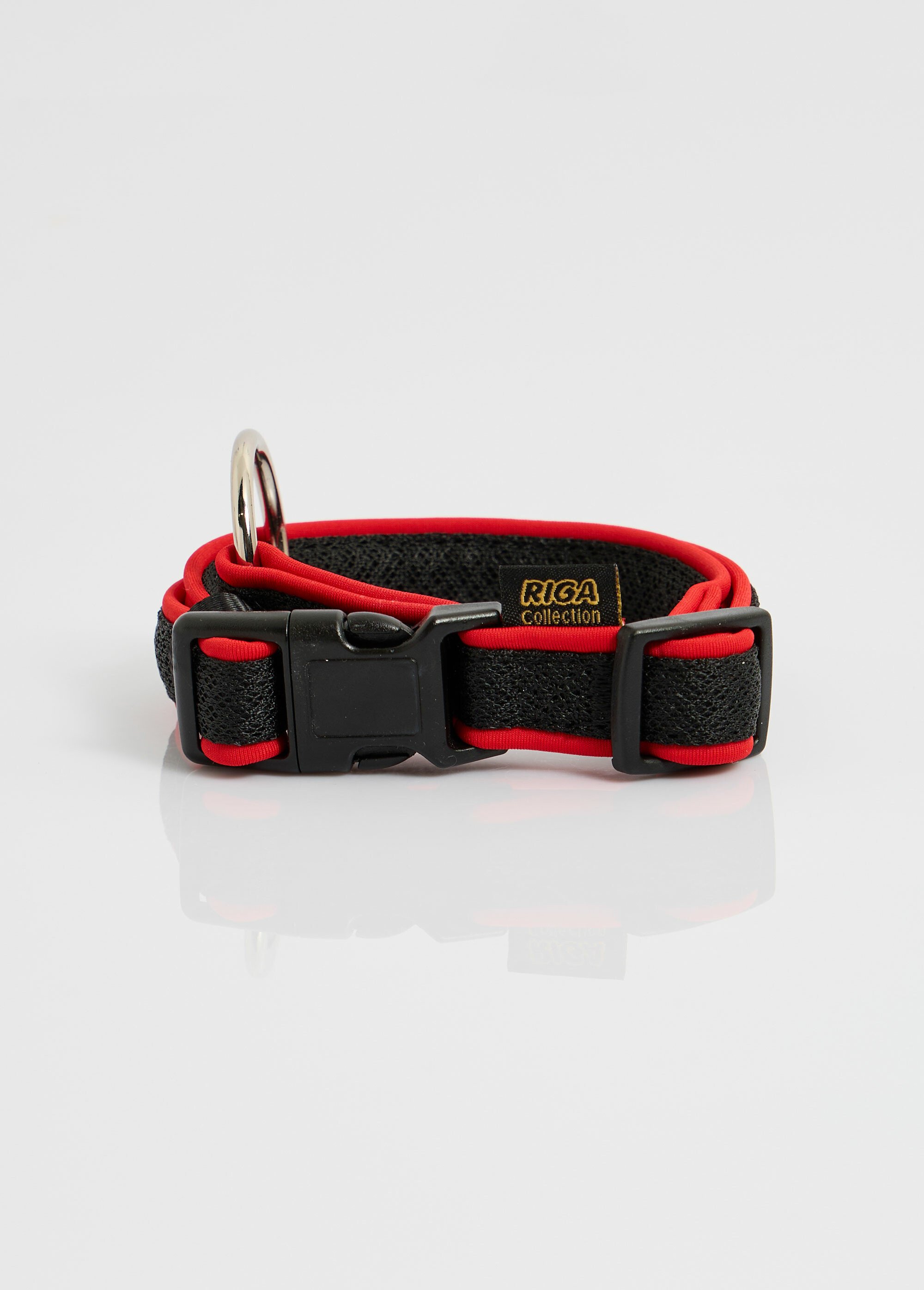 Collier bicolore, chien taille moyenne ROUGE RIG-00005649EL FA1