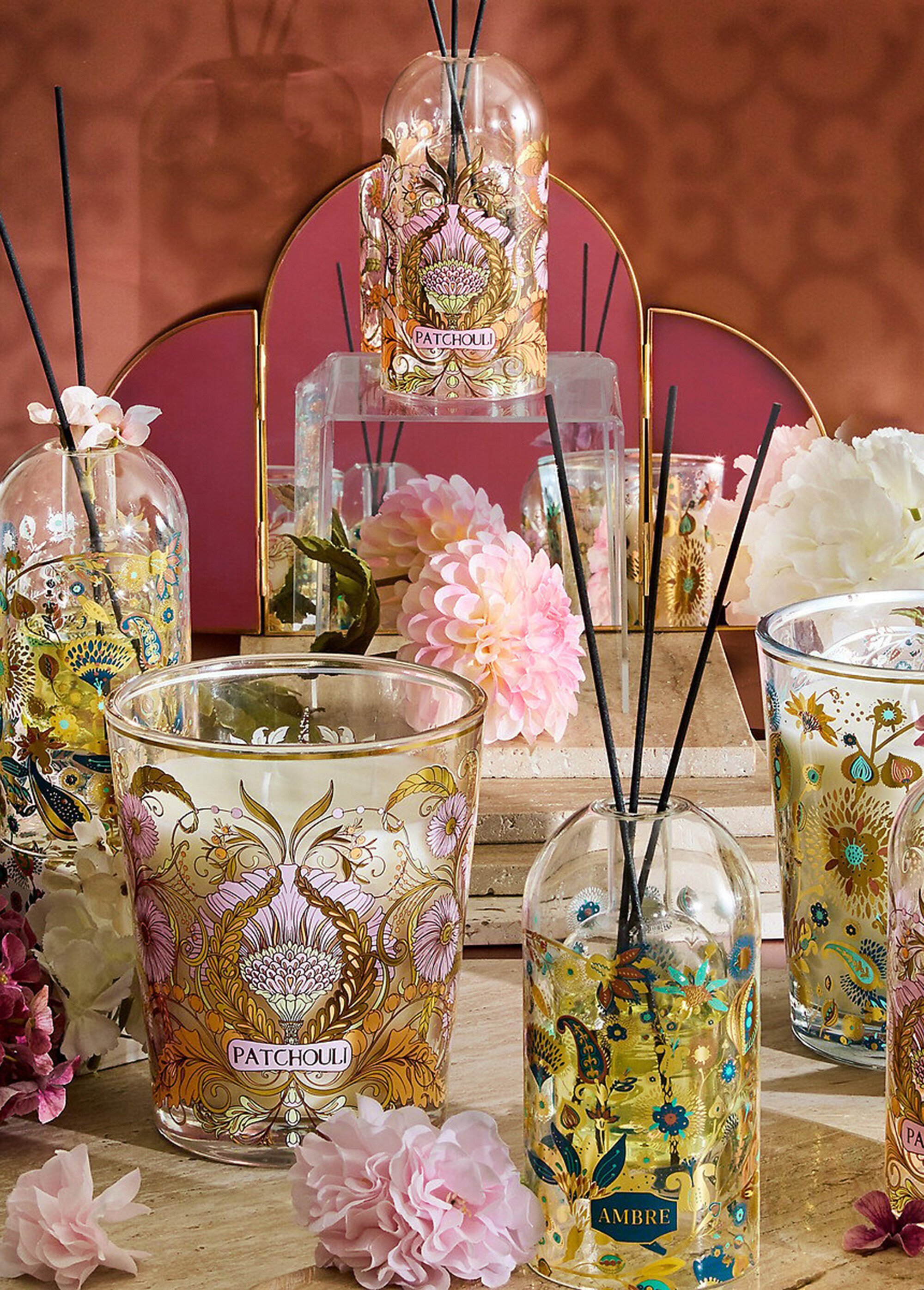 Bougie parfumée élégante en verre, Ilan Orange JJA-214895 SI1