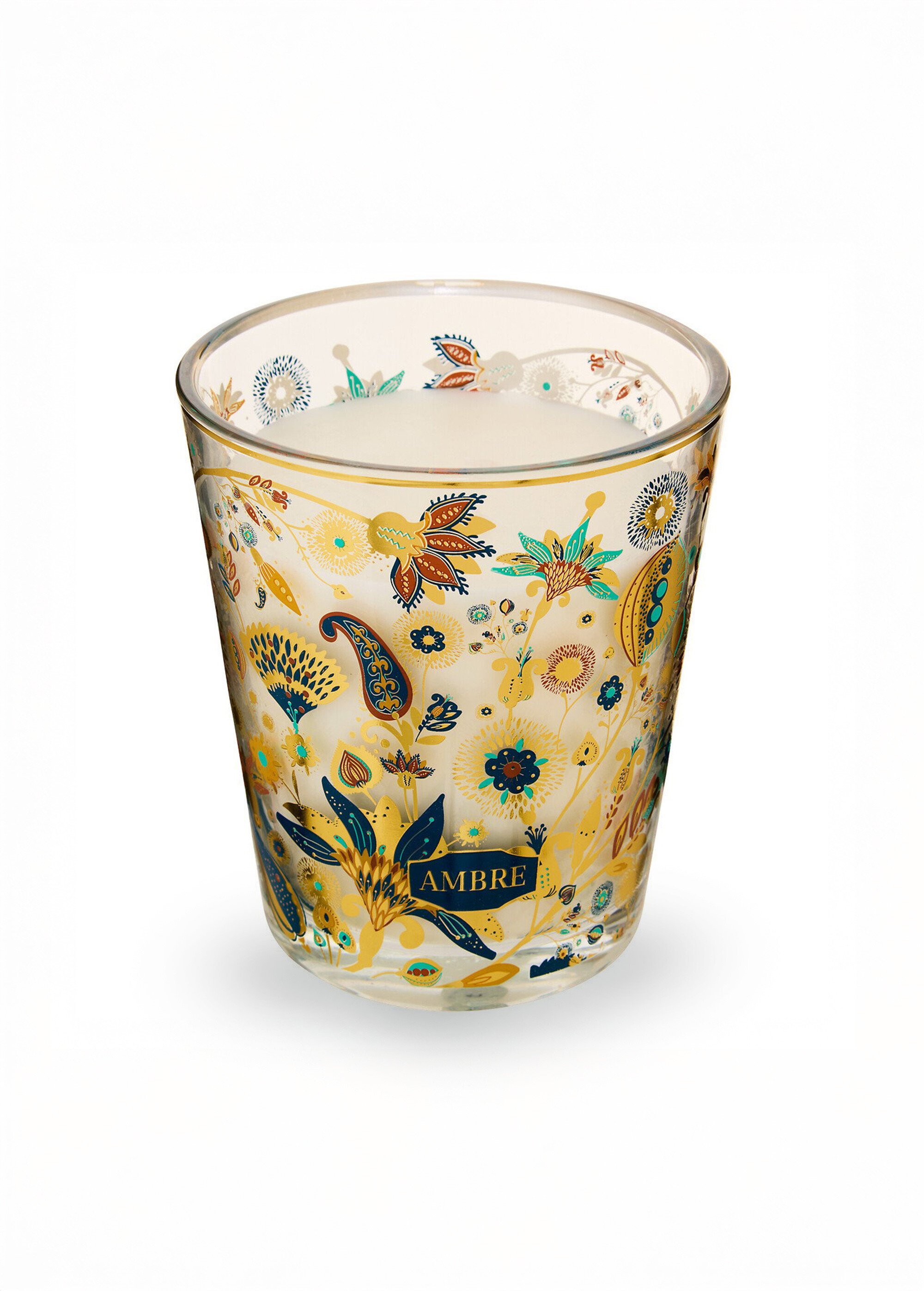 Bougie parfumée élégante en verre, Ilan Jaune JJA-214895 FA1