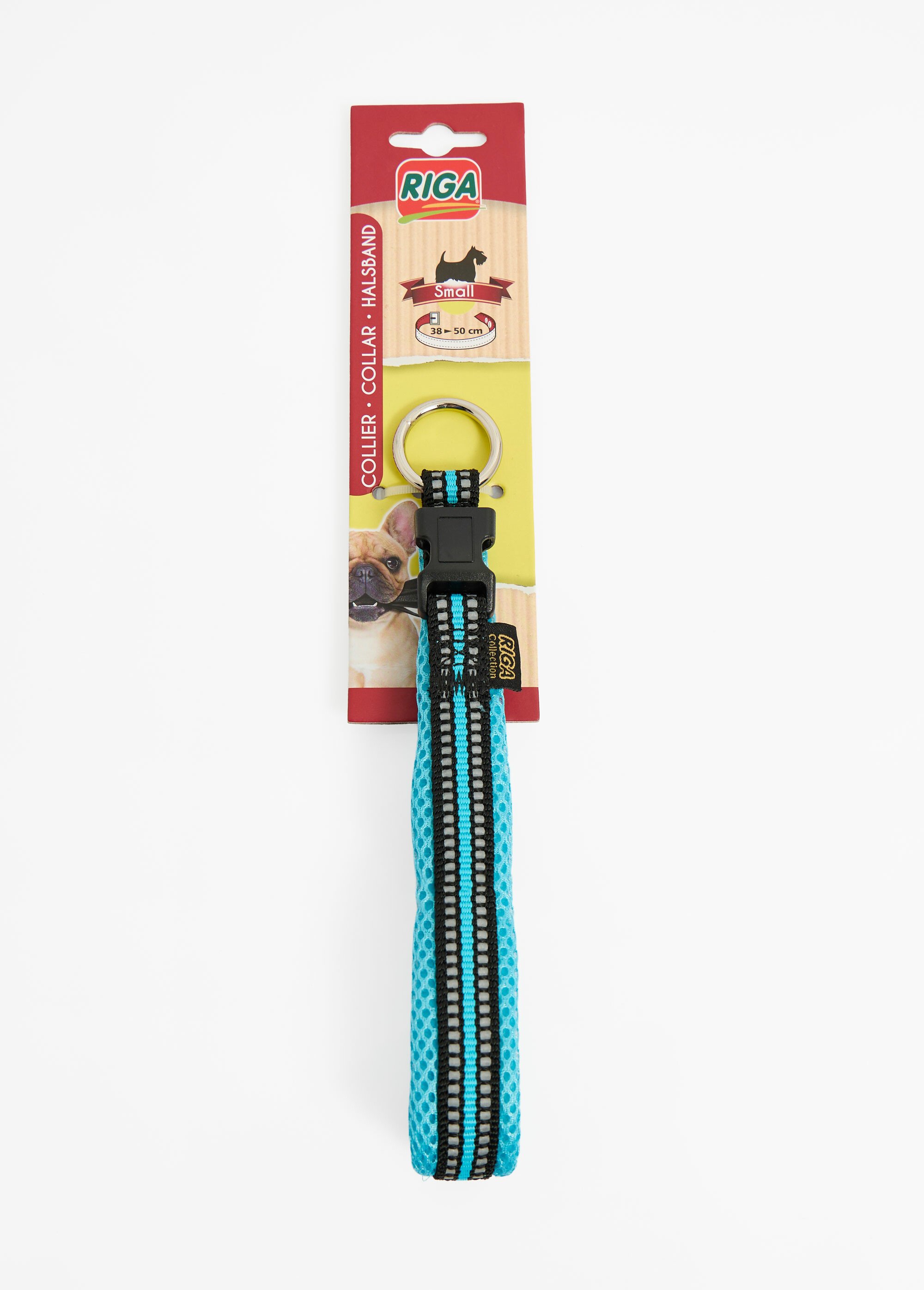 Collier fluo réfléchissant pour chien BLEU RIG-00005731EL DE1