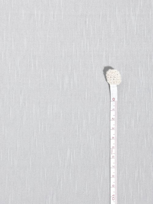 Coupon habillement, jersey flammé chiné ARGENTE COT147836 DE1