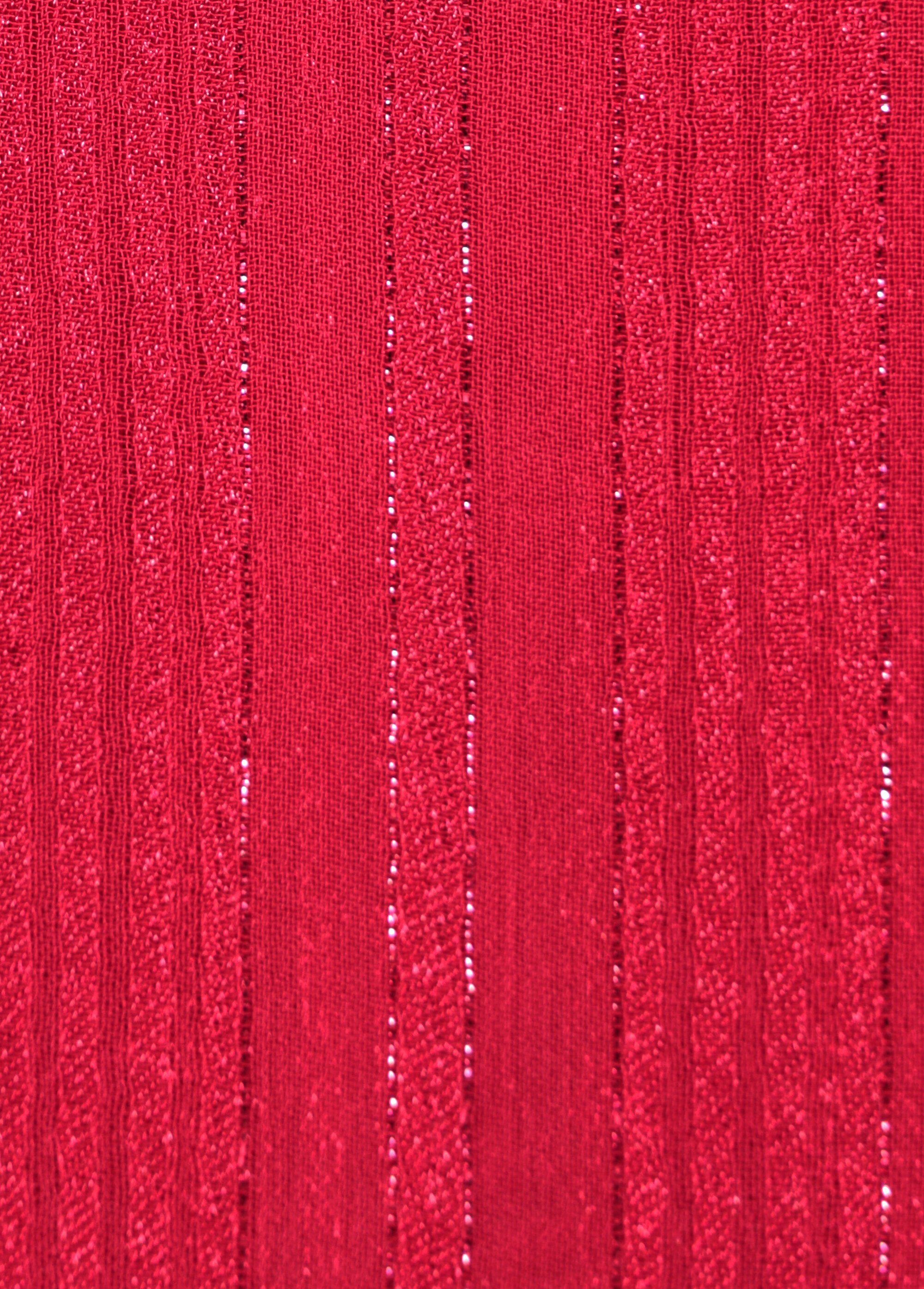 Coupon tissu voile fil métallisé, rubis ROUGE COT146164 DE2