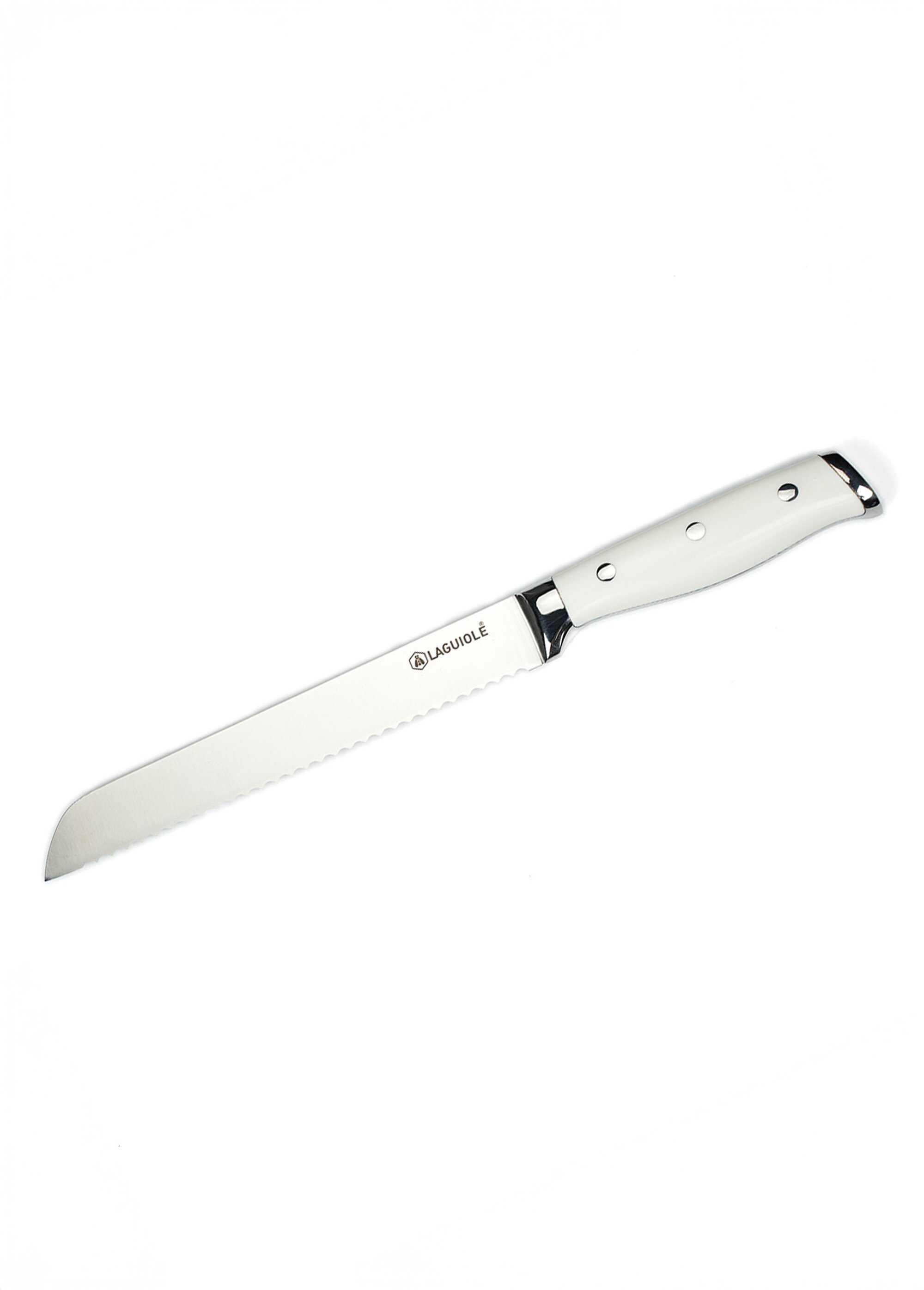 Couteau à pain avec lame forgée, Elégance Blanc 9171930 FA1