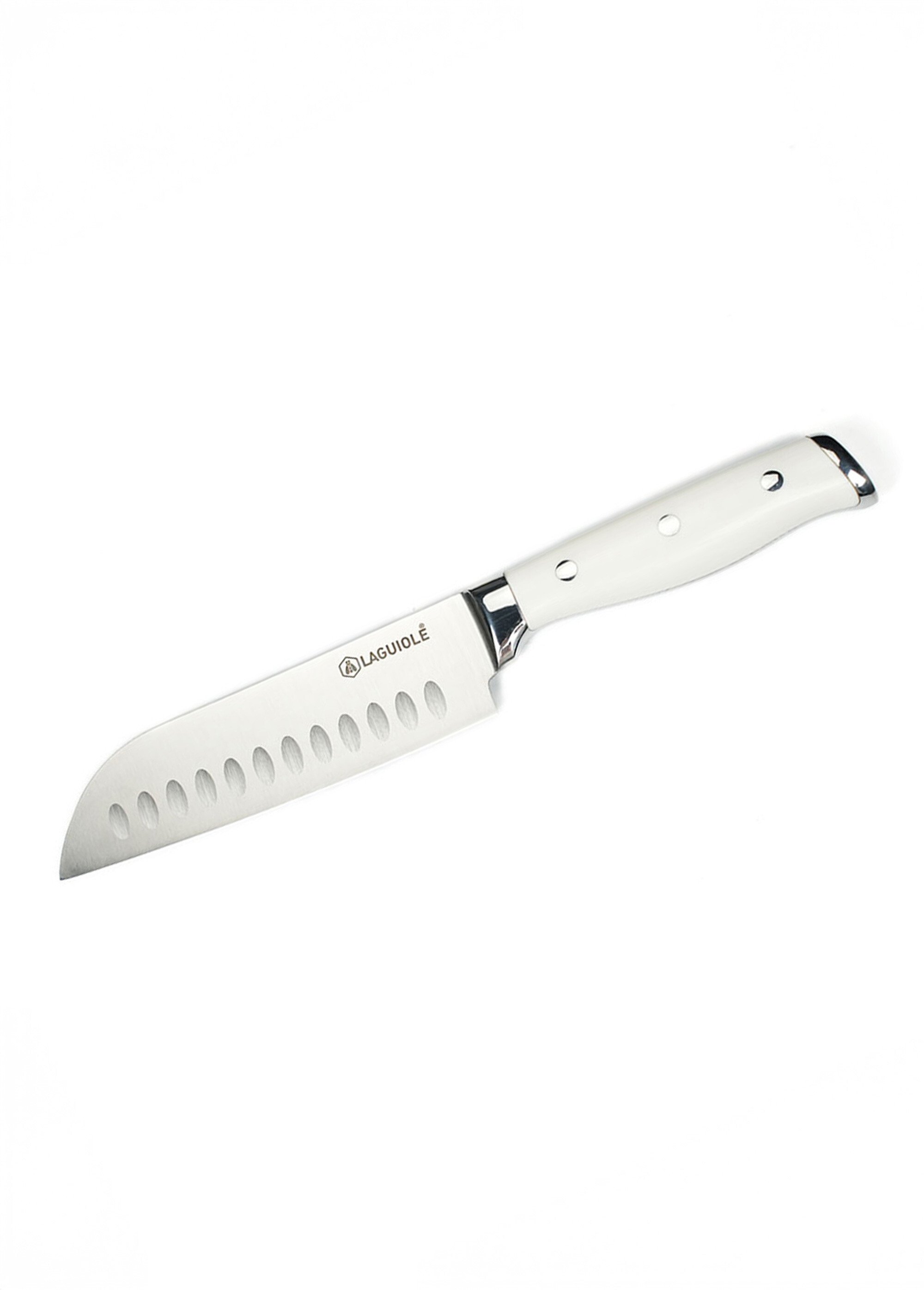 Couteau Santoku avec lame forgée, Elégance Blanc 9171920 FA1