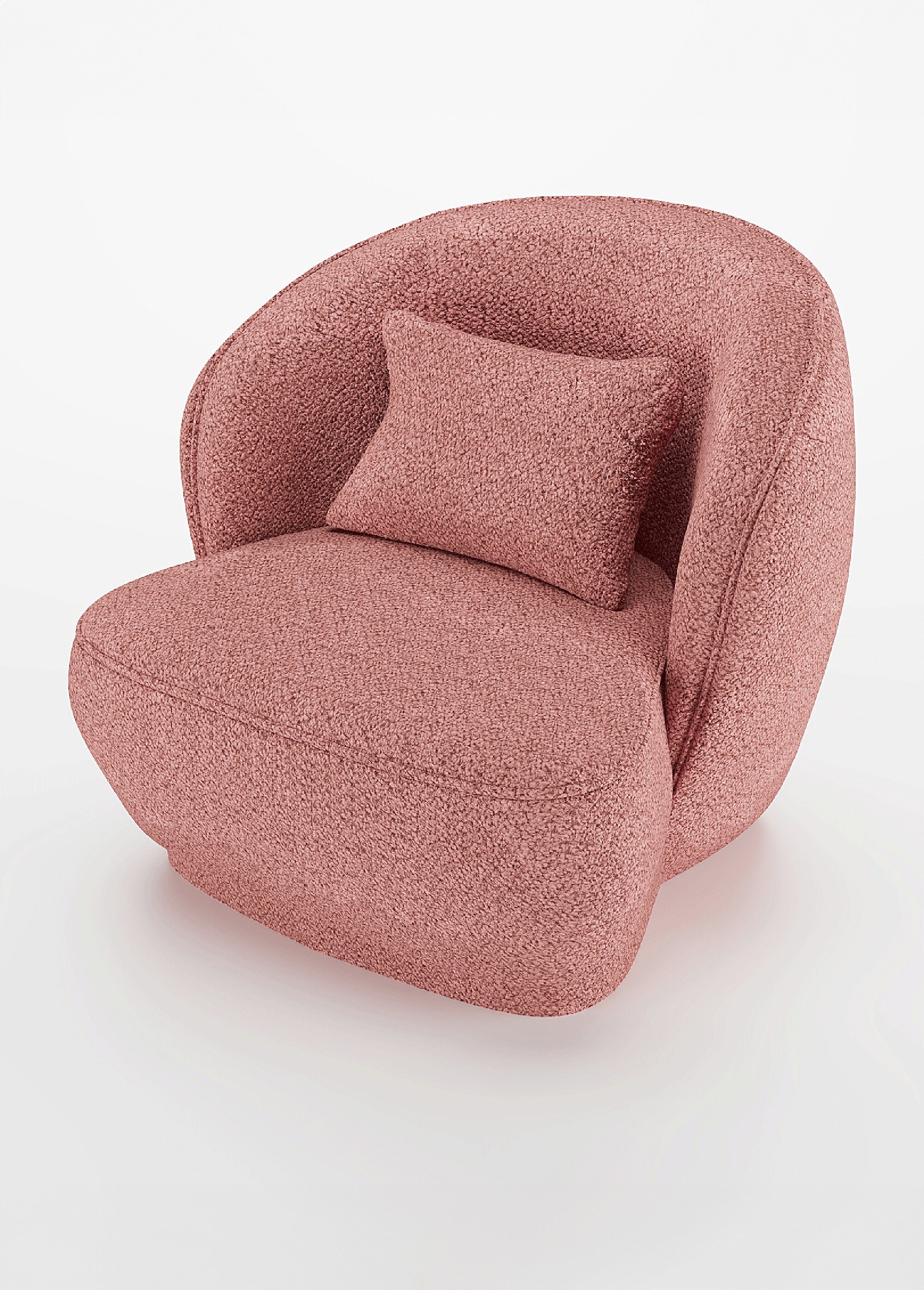 Fauteuil cocooning au look design ROSE POT-PABLO FA1
