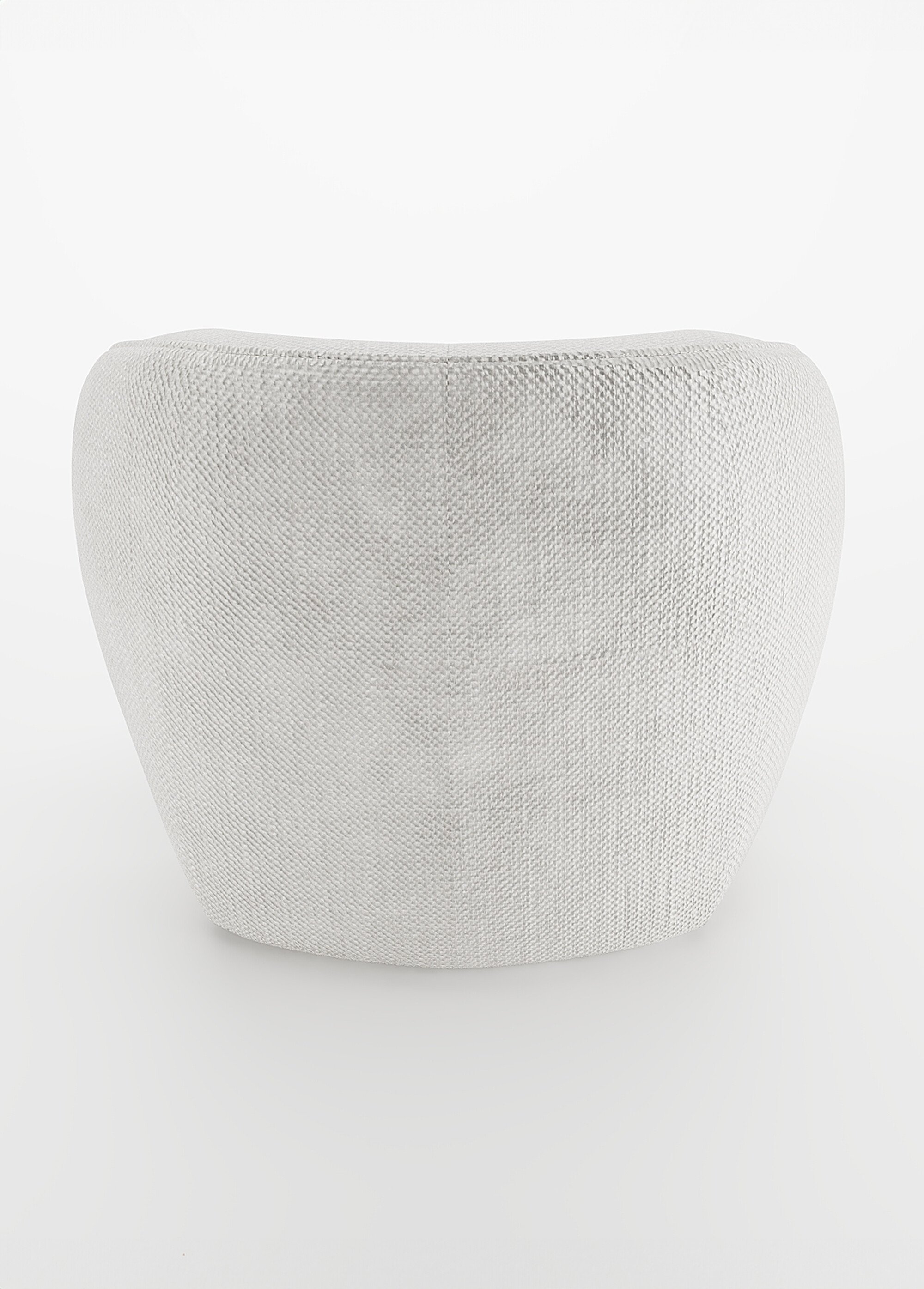 Fauteuil cocooning au look design BLANC POT-PABLO DO1