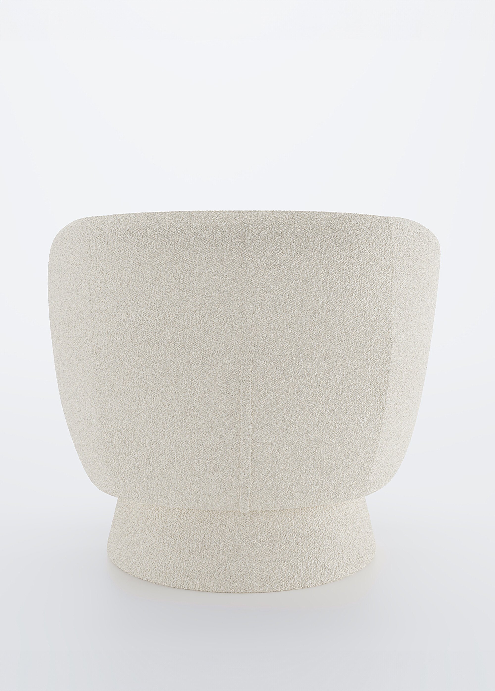 Fauteuil vintage pivotant en tissu