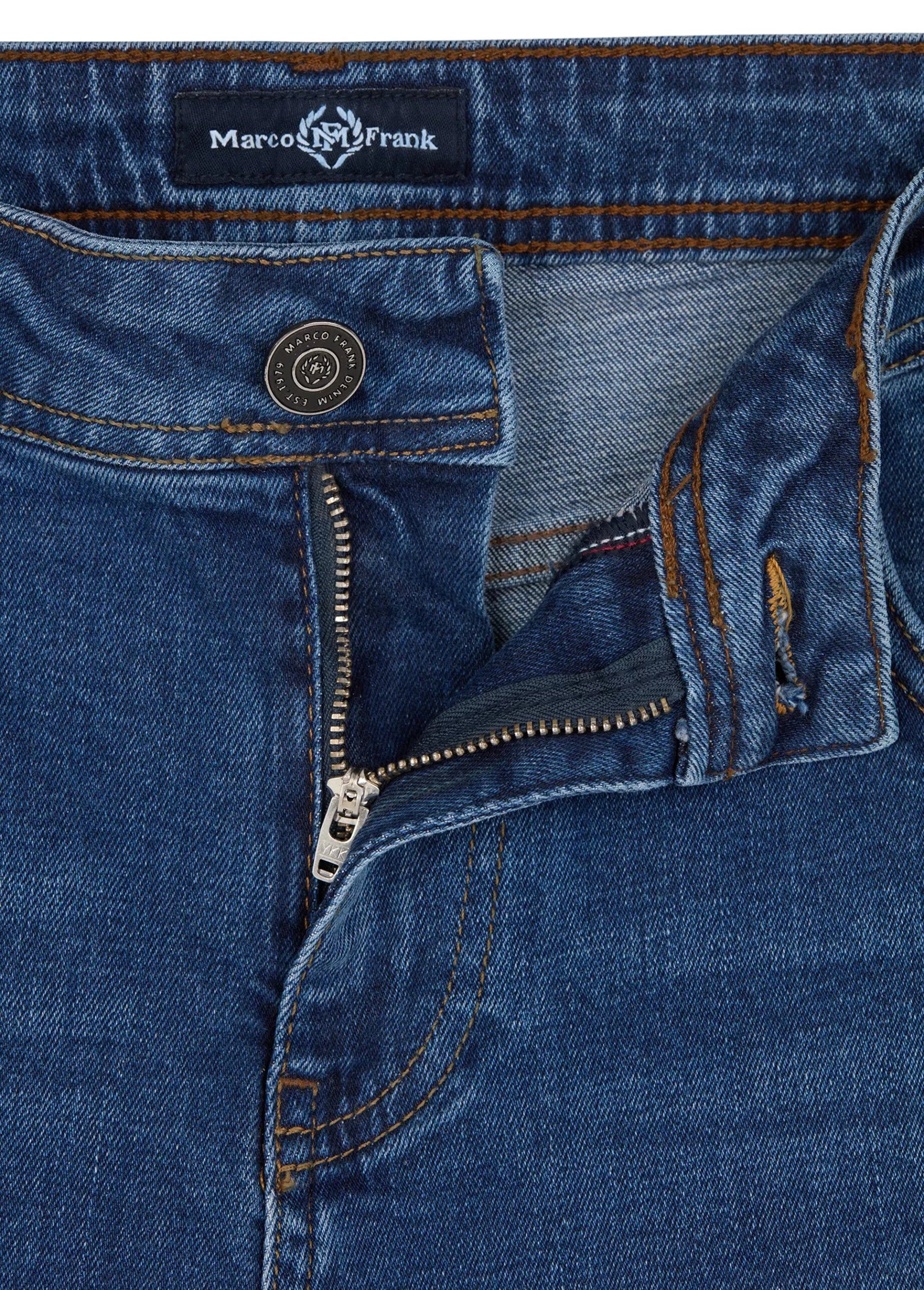 Jean 5 poches en denim, coupe fittée Homme Bleu MFKNICHOL DE3