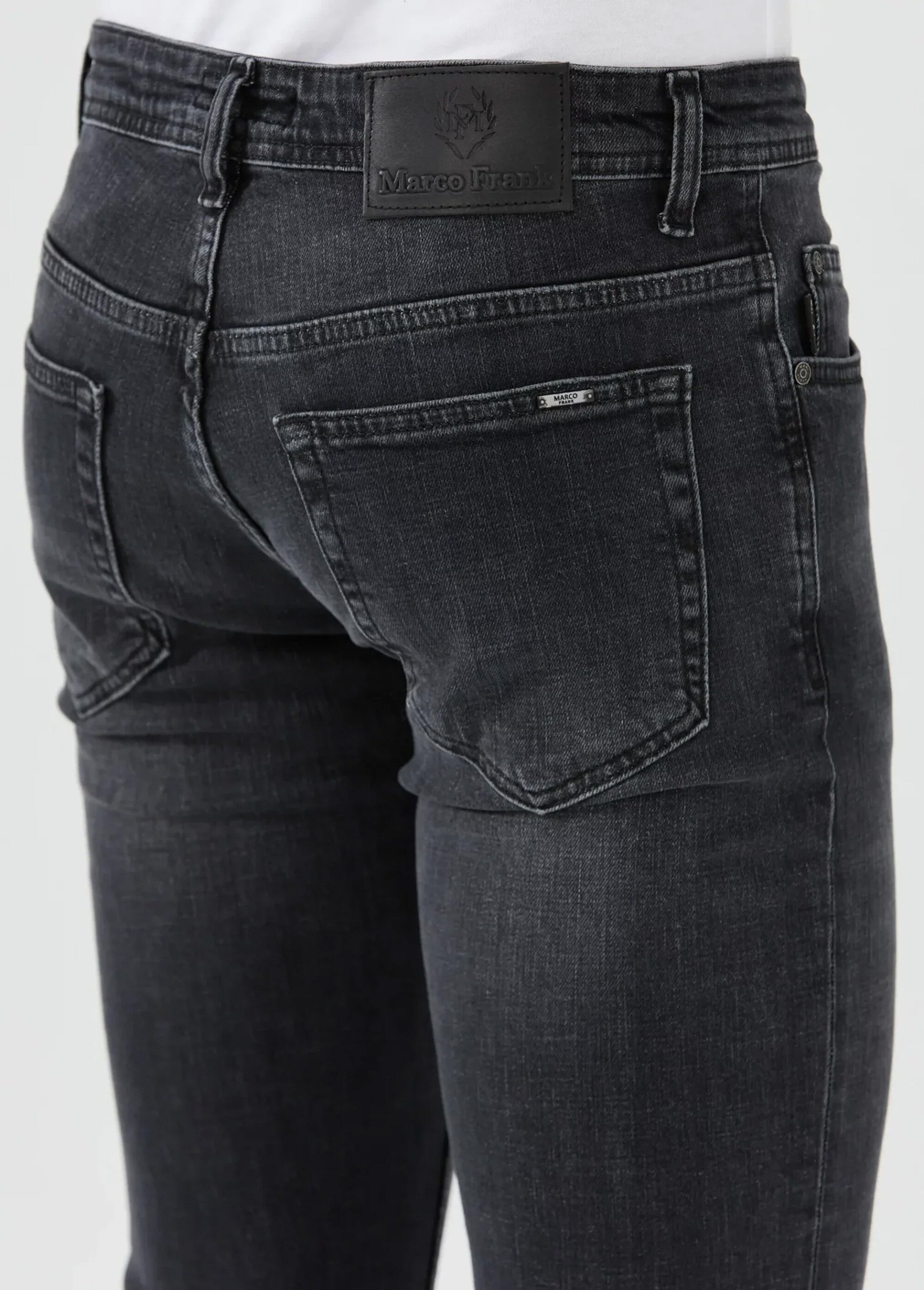 Jean 5 poches en denim, coupe fittée Homme Gris MFKNICHOL DO1