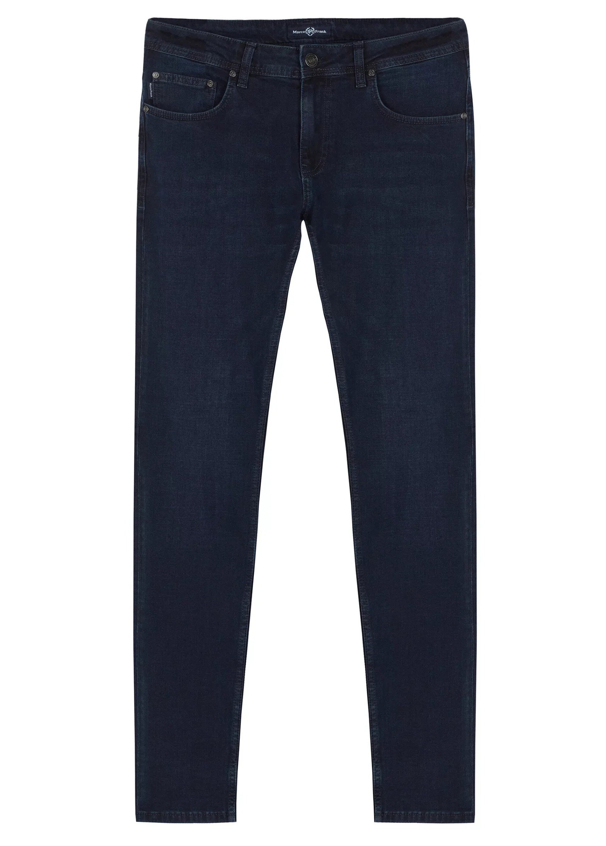 Jean 5 poches en denim, coupe fittée Homme Bleu MFKNICHOL AP1