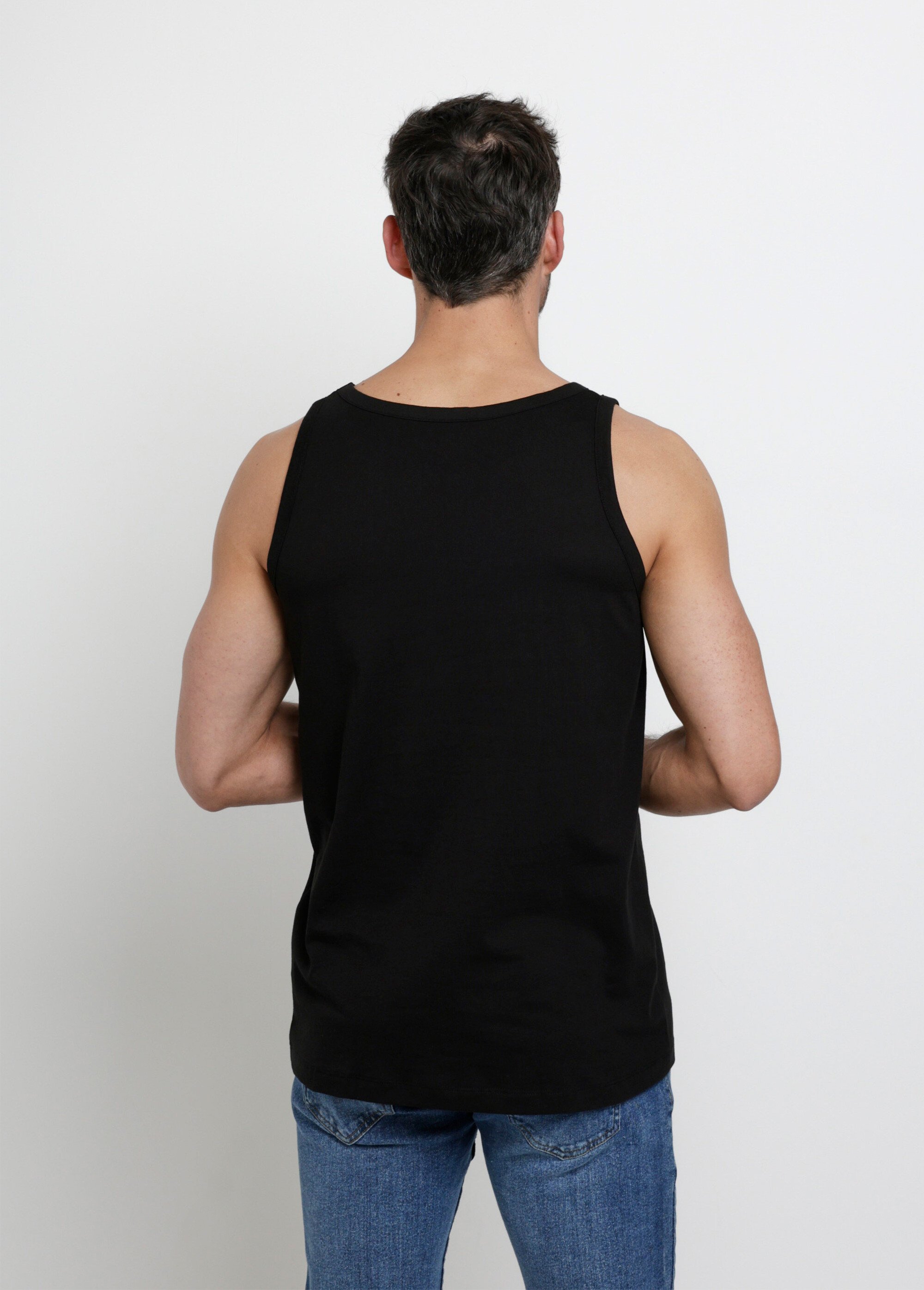 Maillot de corps forme débardeur, foncé
