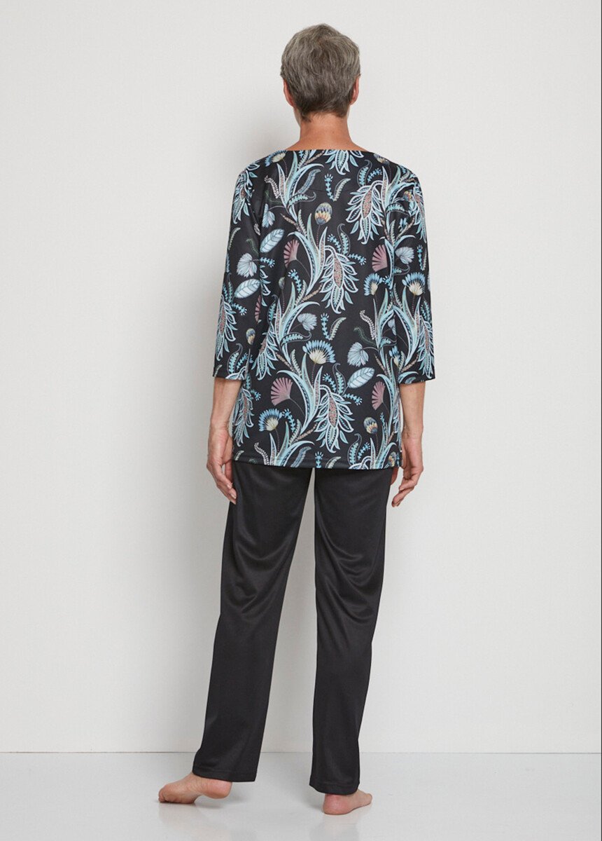 Pyjama maille fluide satinée