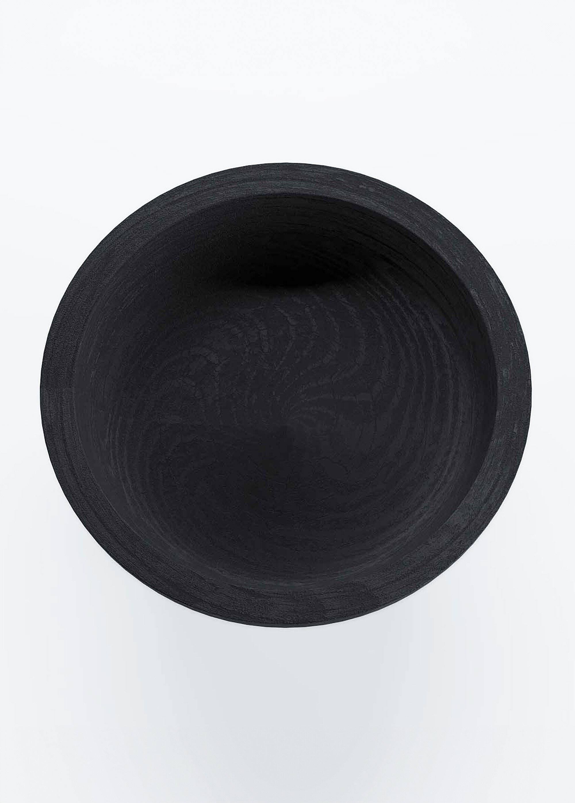 Coupe design sculptée, bois de paulownia Noir POT-MONTMARTRE OV1