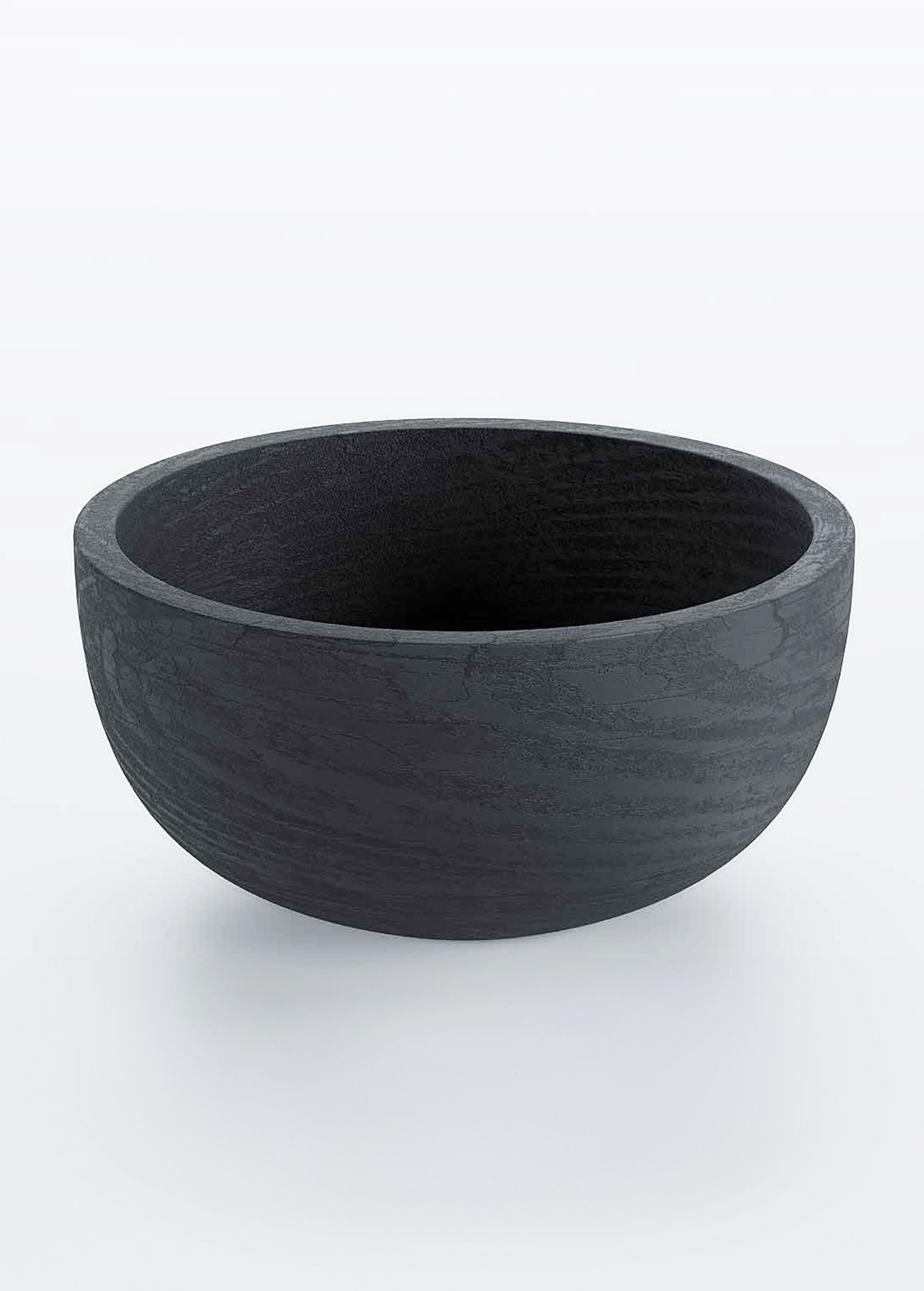 Coupelle décorative en bois de paulownia Noir POT-ALBI FA2