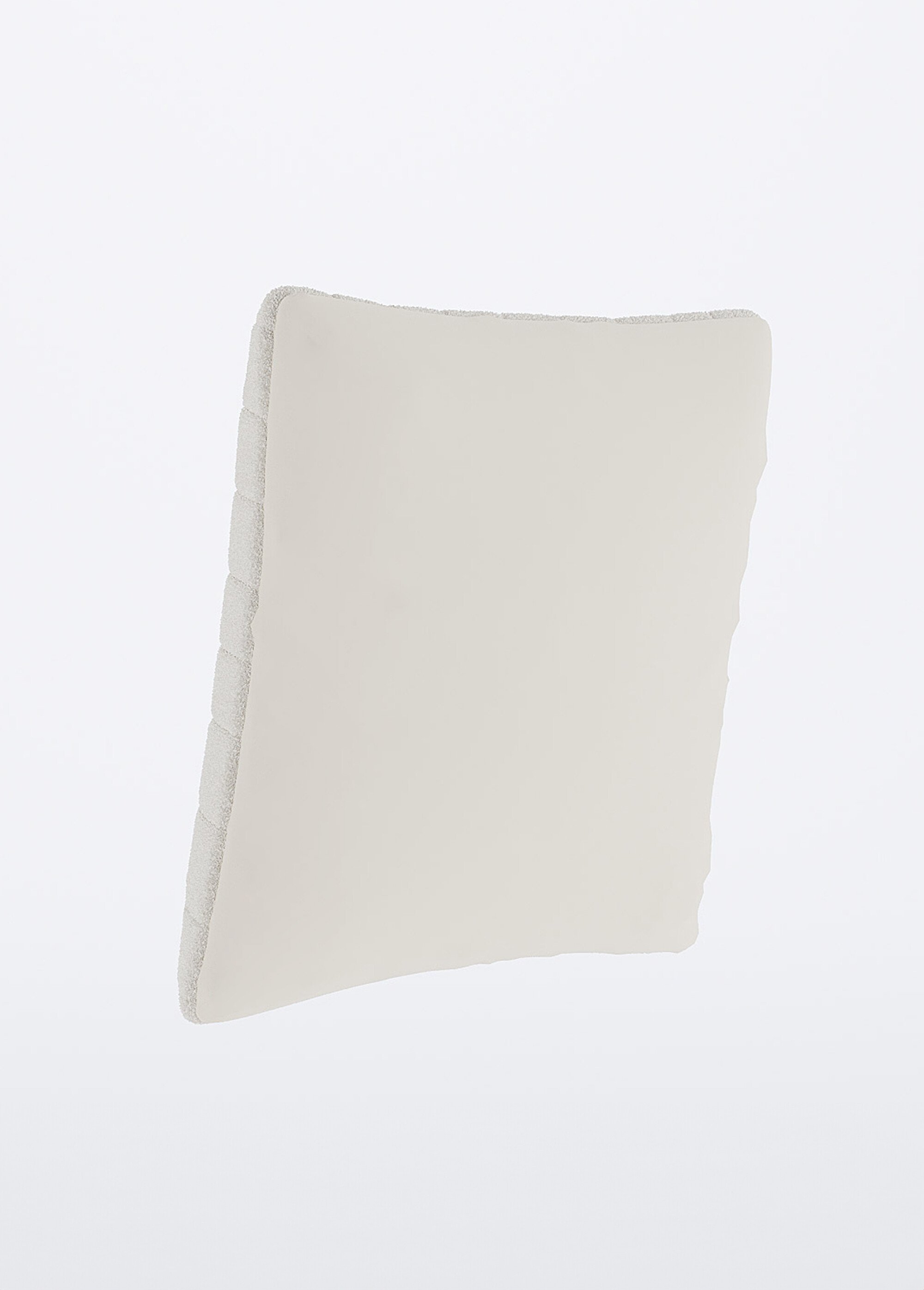 Coussin douceur, effet fourrure Blanc POT-ISTANBUL DO2