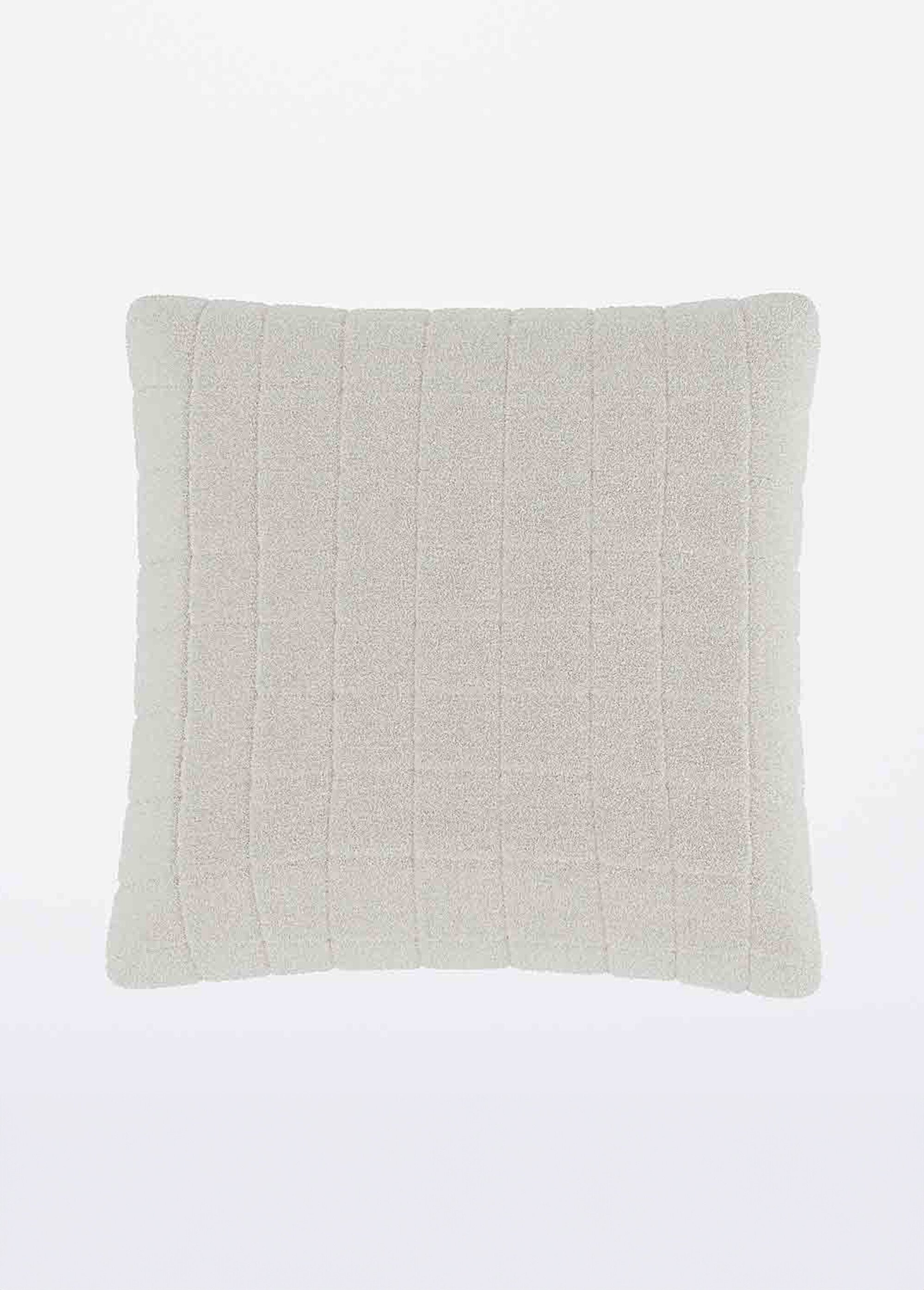 Coussin douceur, effet fourrure Blanc POT-ISTANBUL FA1