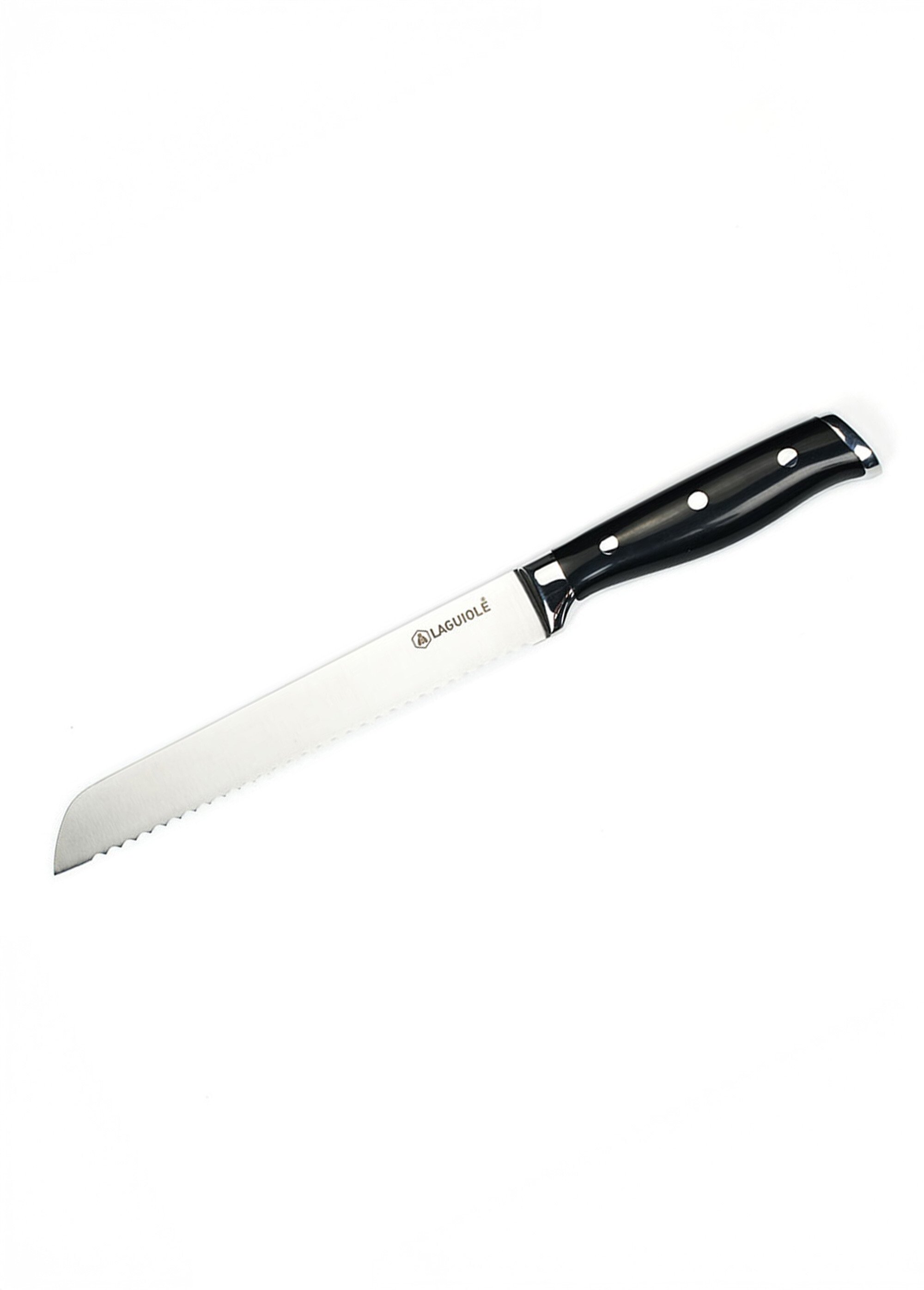 Couteau à pain avec lame forgée, Essentials Noir 9170690 FA1