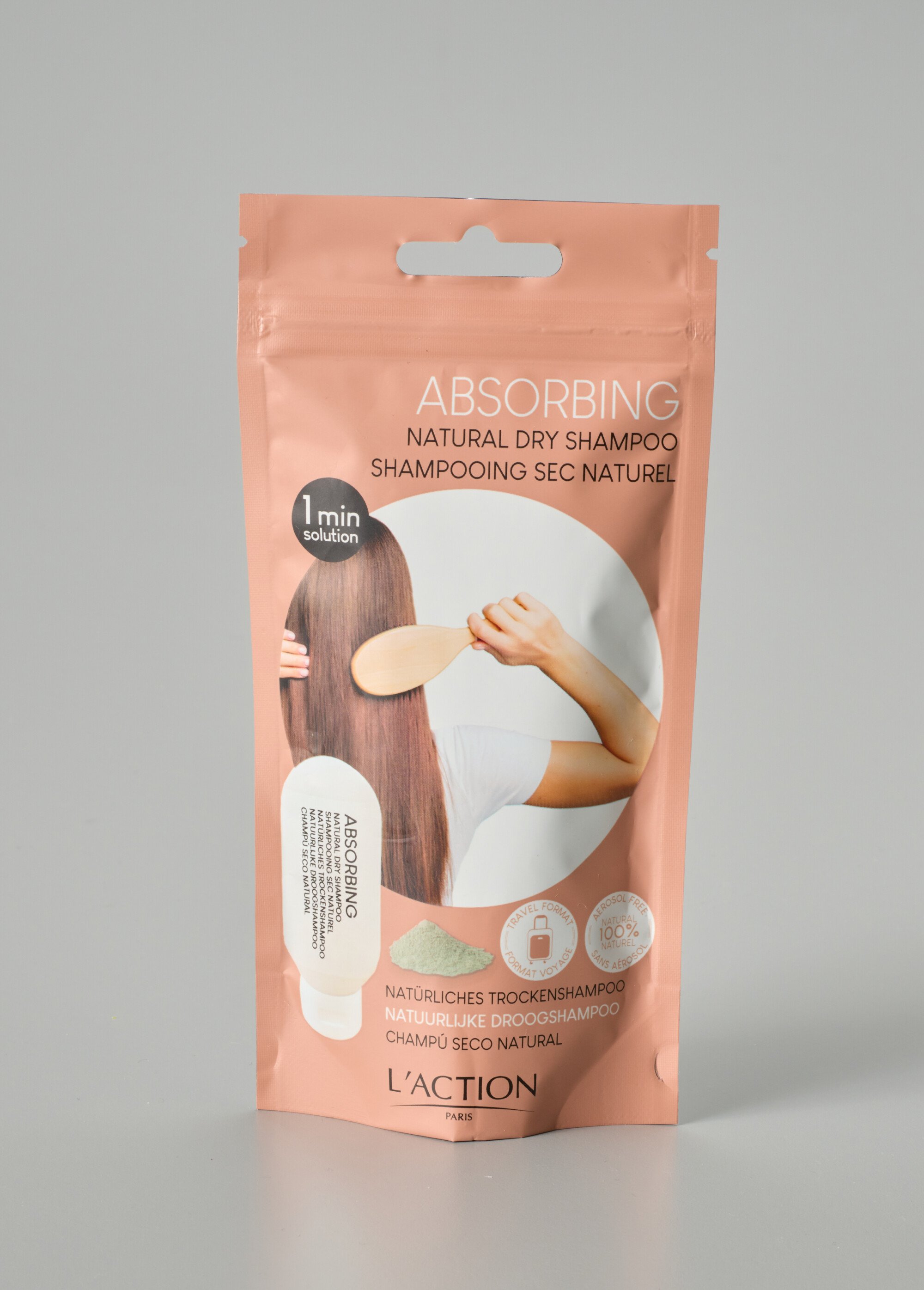 Déodorant et shampooing sec l'Action Paris