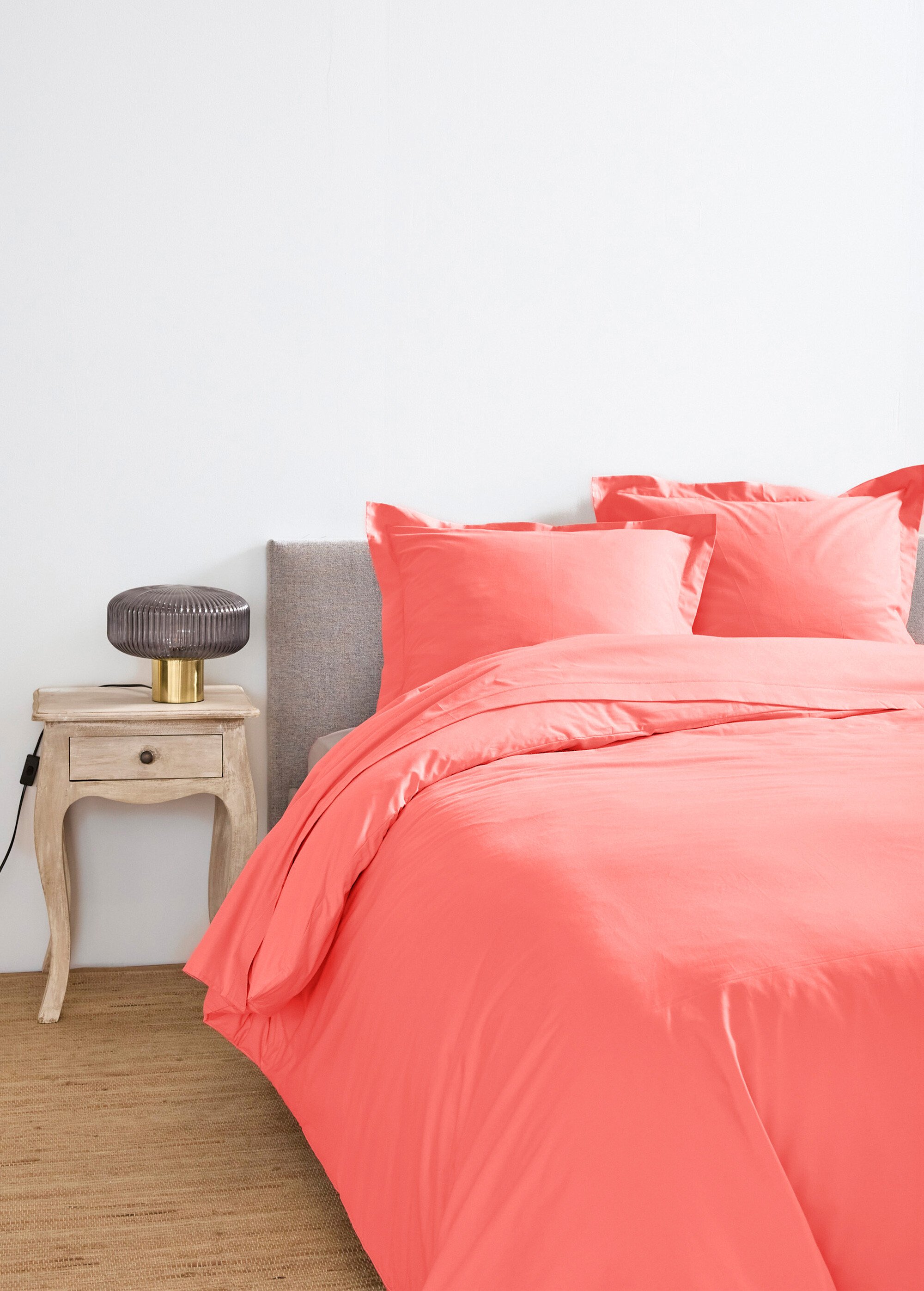 Drap-housse coton uni