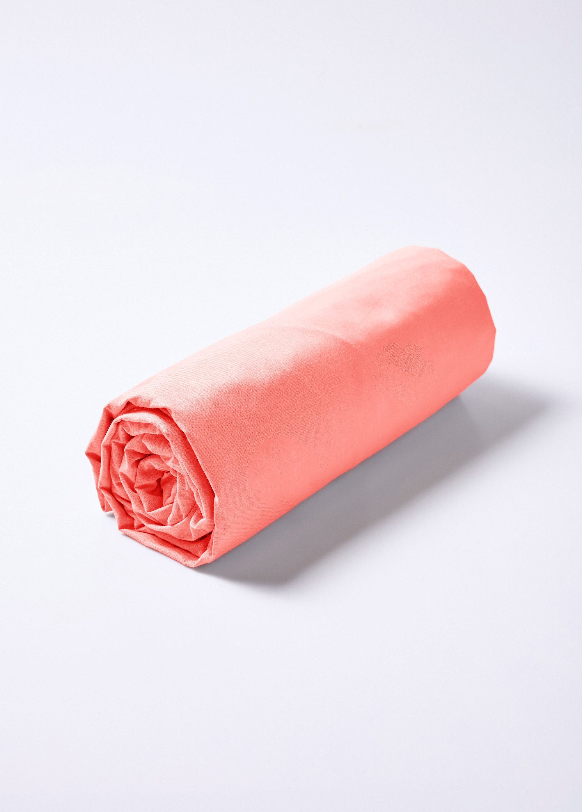 Drap-housse coton uni