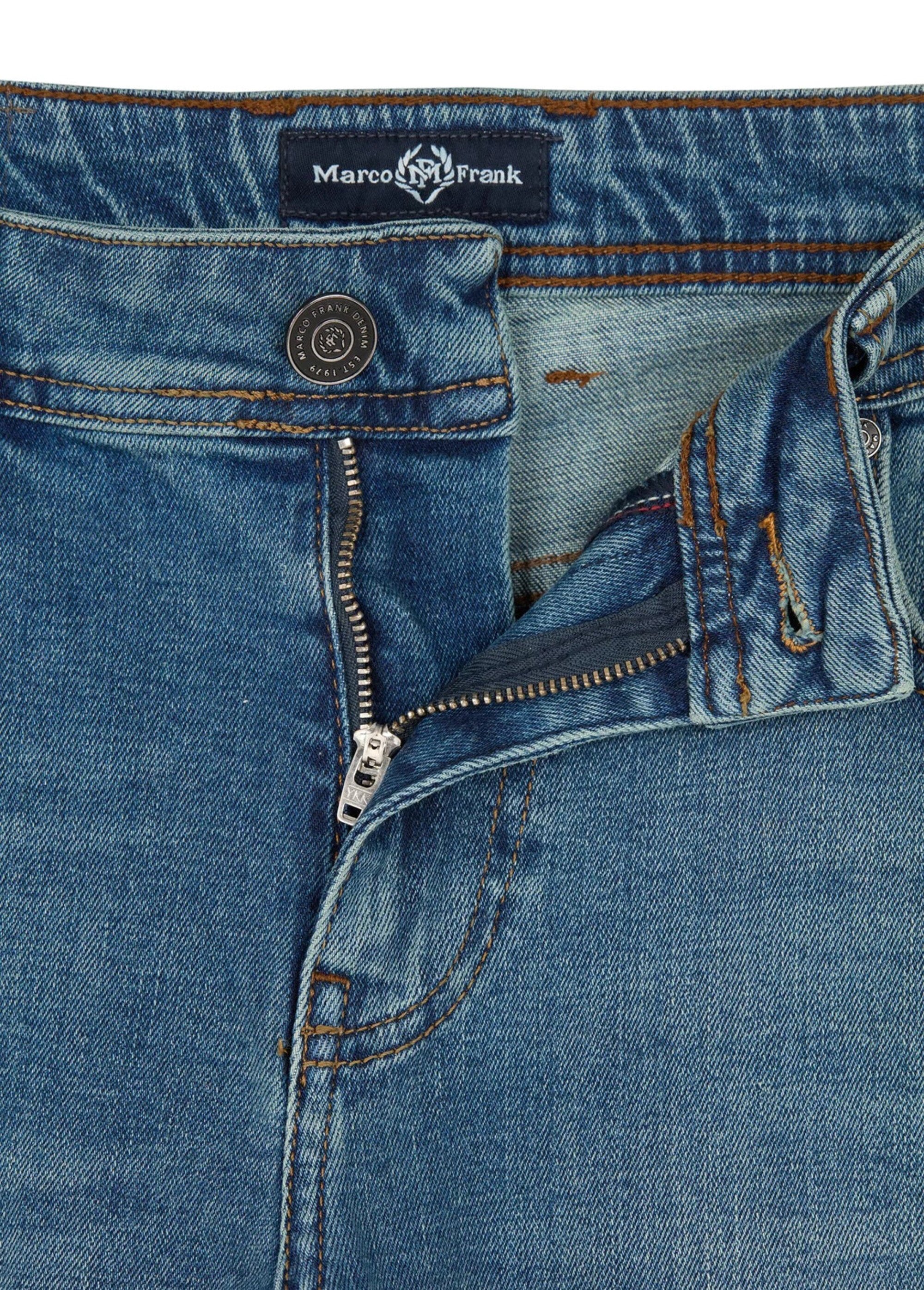 Jean 5 poches regular détails déchirés Homme Bleu MFKKALMAN DE3