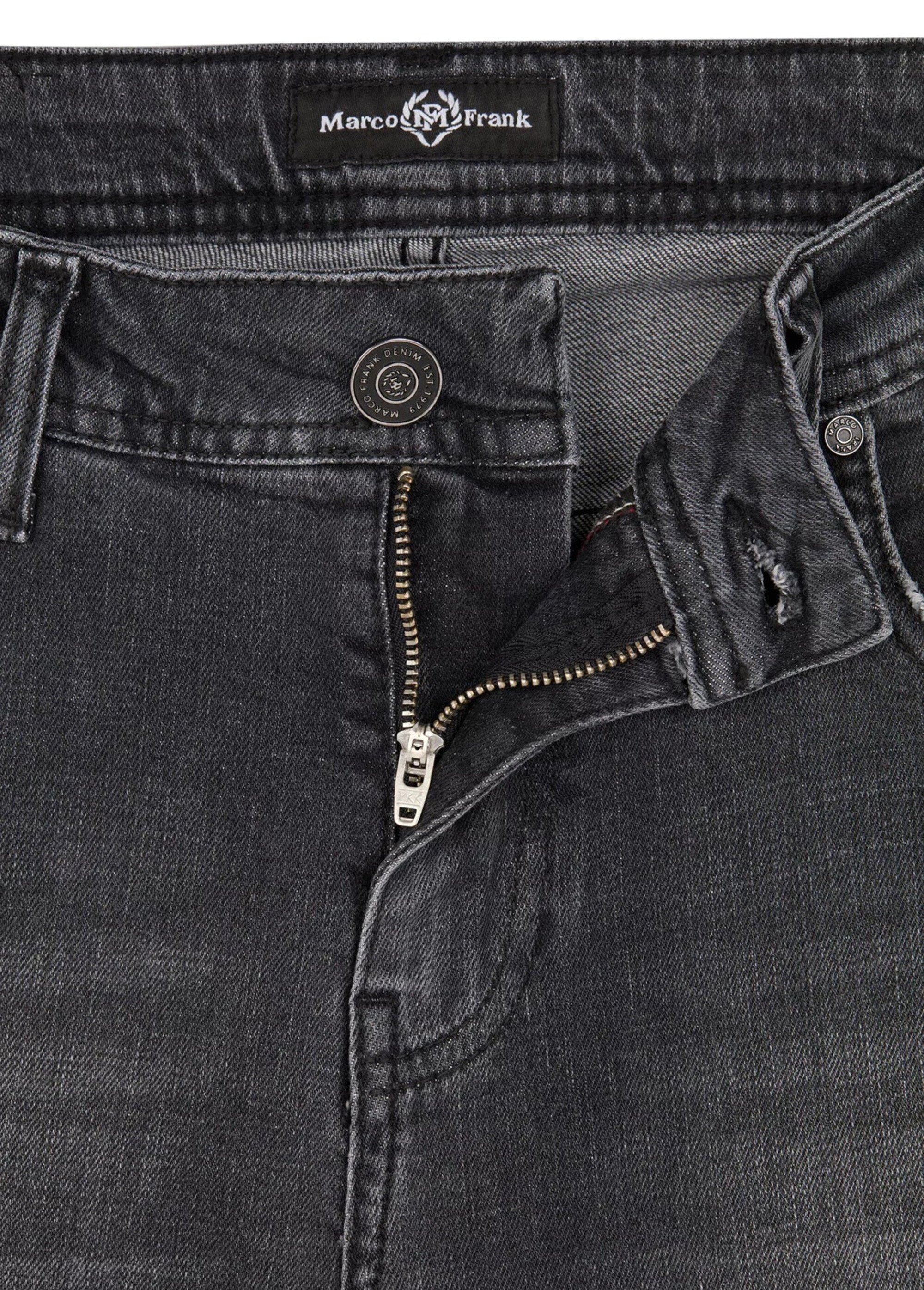 Jean 5 poches regular détails déchirés Homme Gris MFKKALMAN DE3