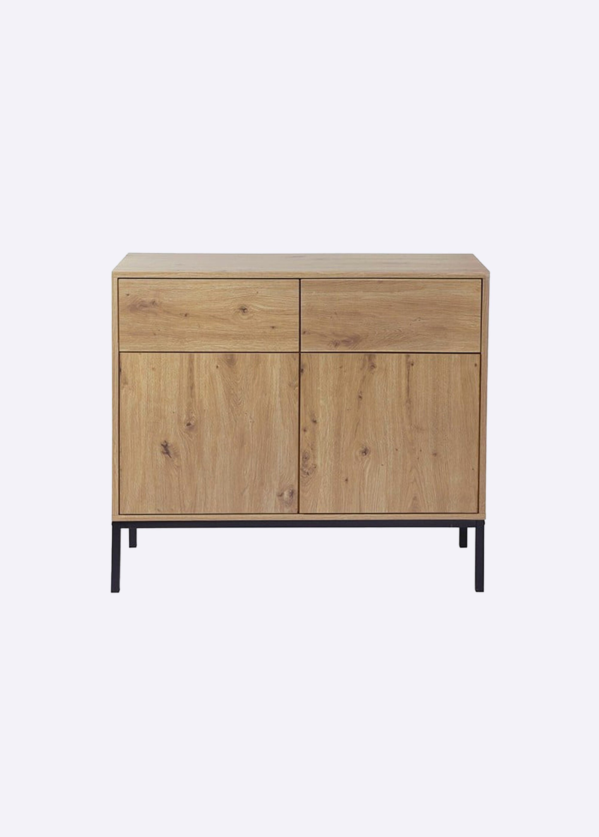 LENNY Buffet 2 portes système push/pull MARRON CAL-13545133 FA1