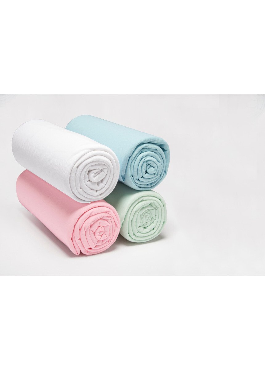 Lot de 2 draps-housse unis jersey extensible