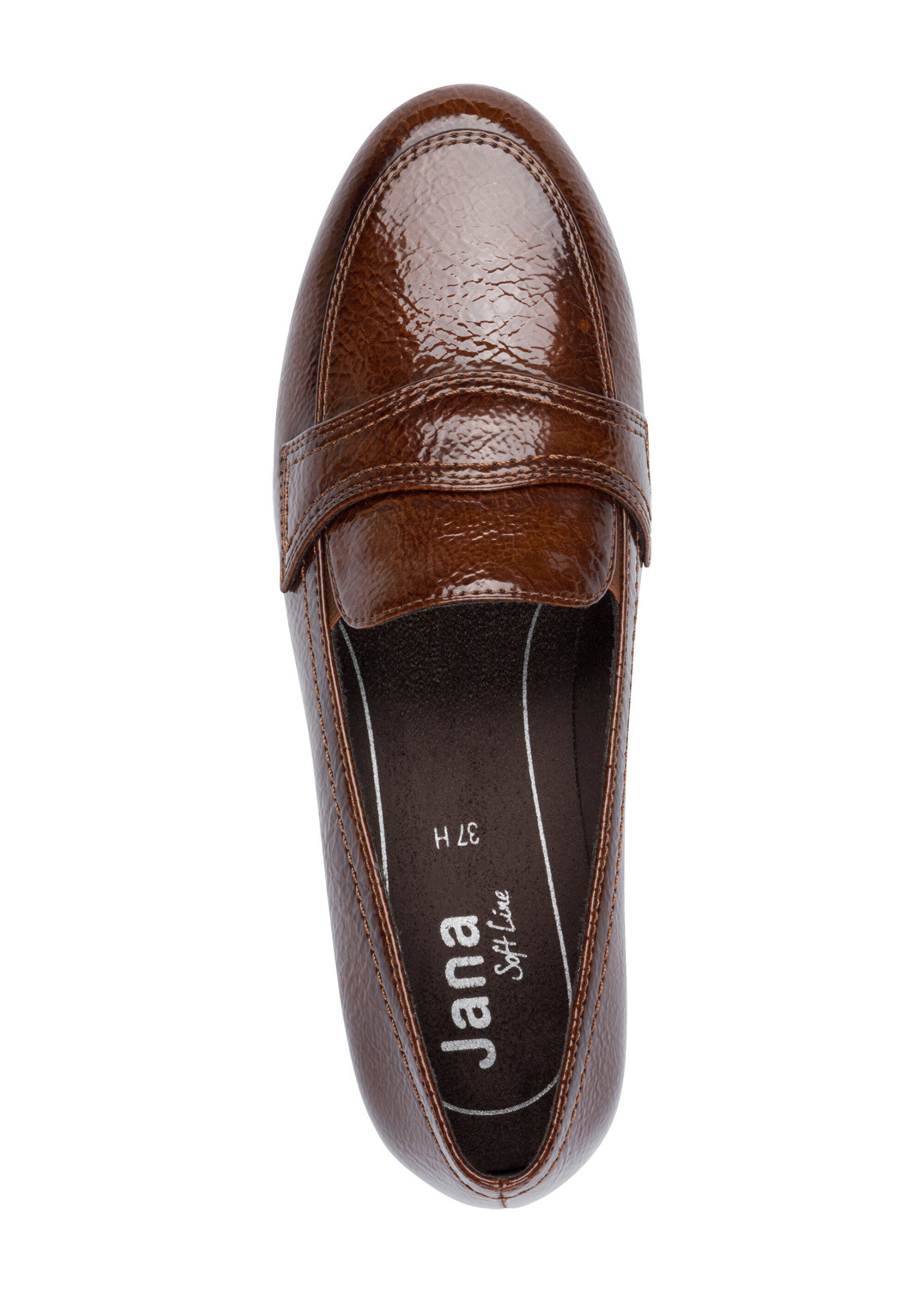 Mocassins vernis chic avec bout amande Femme MOCCA JAN82426745 OV1