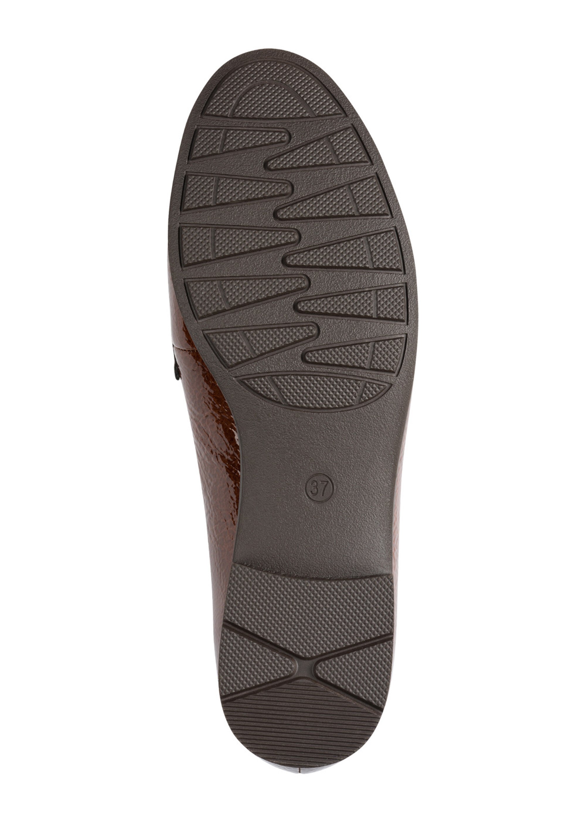 Mocassins vernis chic avec bout amande Femme MOCCA JAN82426745 UN1