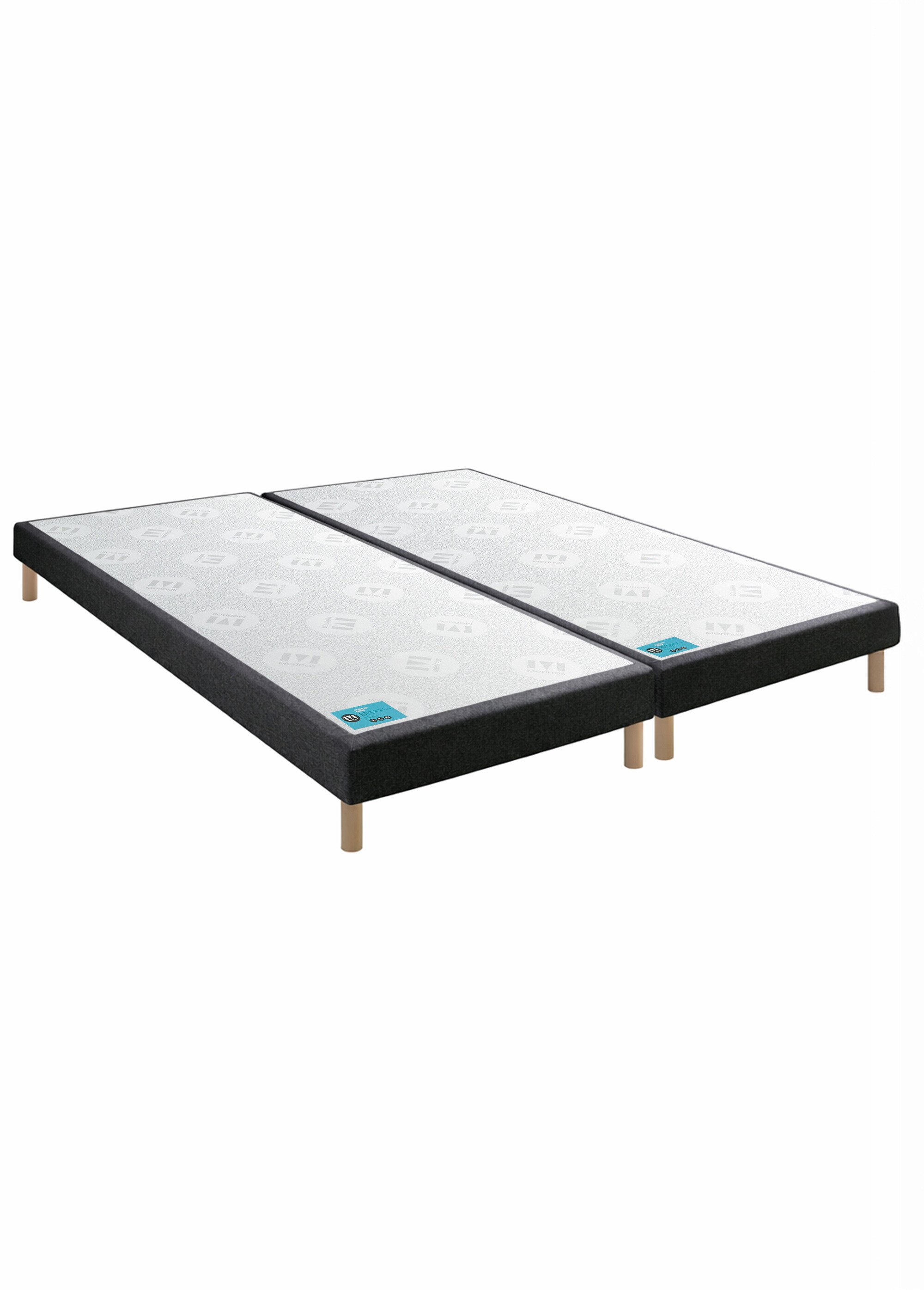 Sommier tapissier épaisseur 14cm, lattes GRIS FONCE MER-SOM-PTDORM FA1