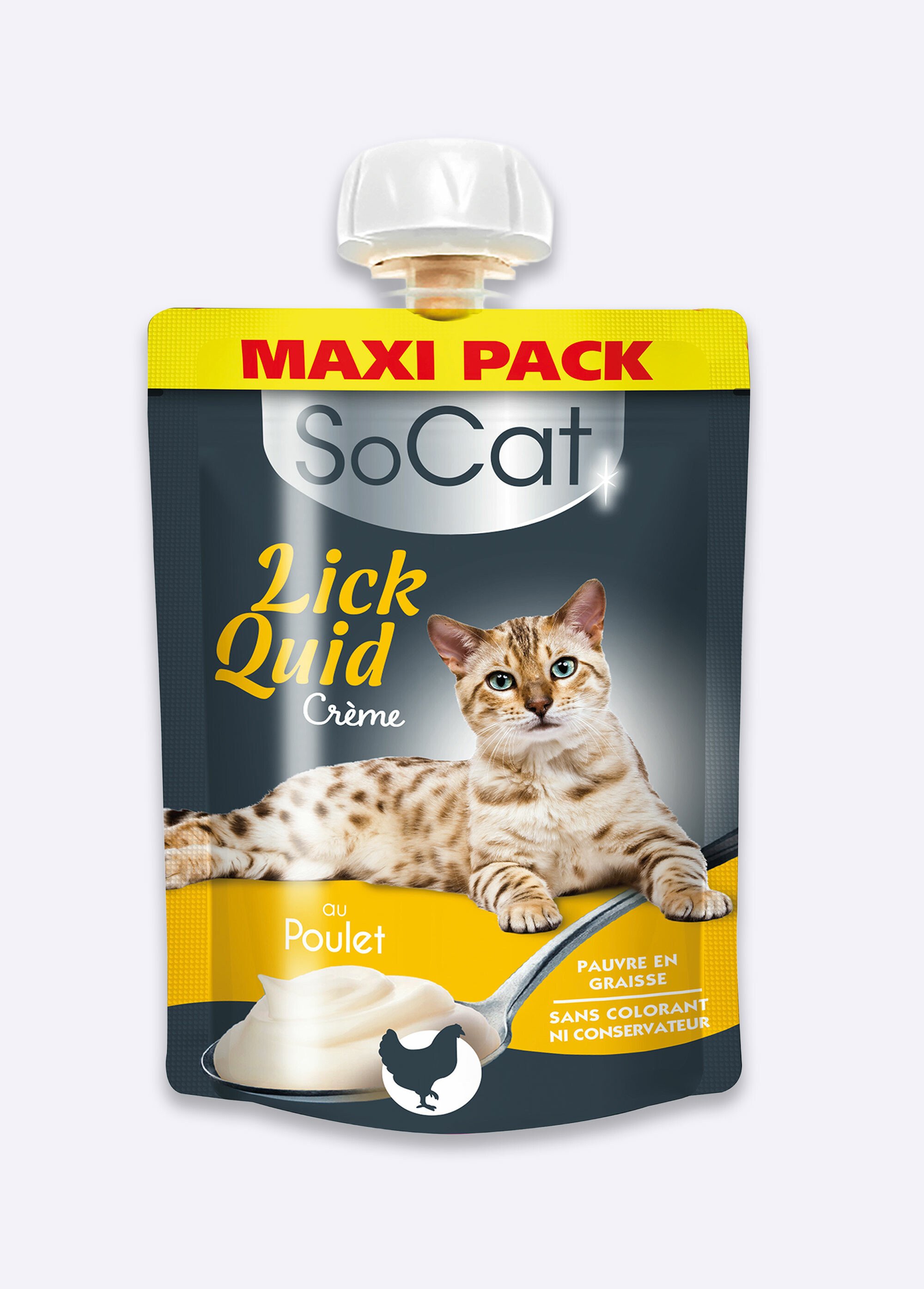 Gourde friandise liquide chat maxi pack