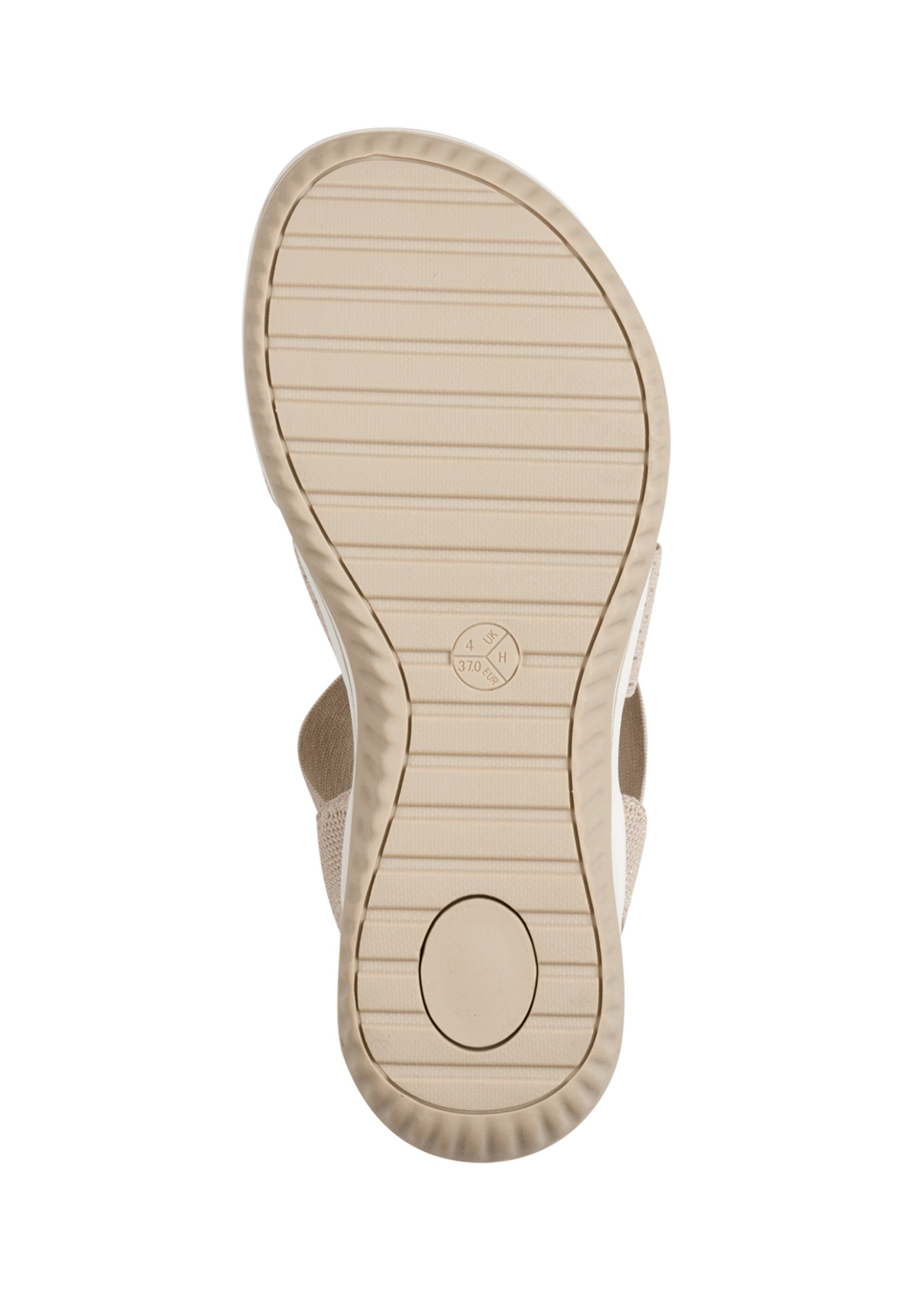 Sandales larges brides mesh et élastiques Femme Beige JAN82876842 UN1