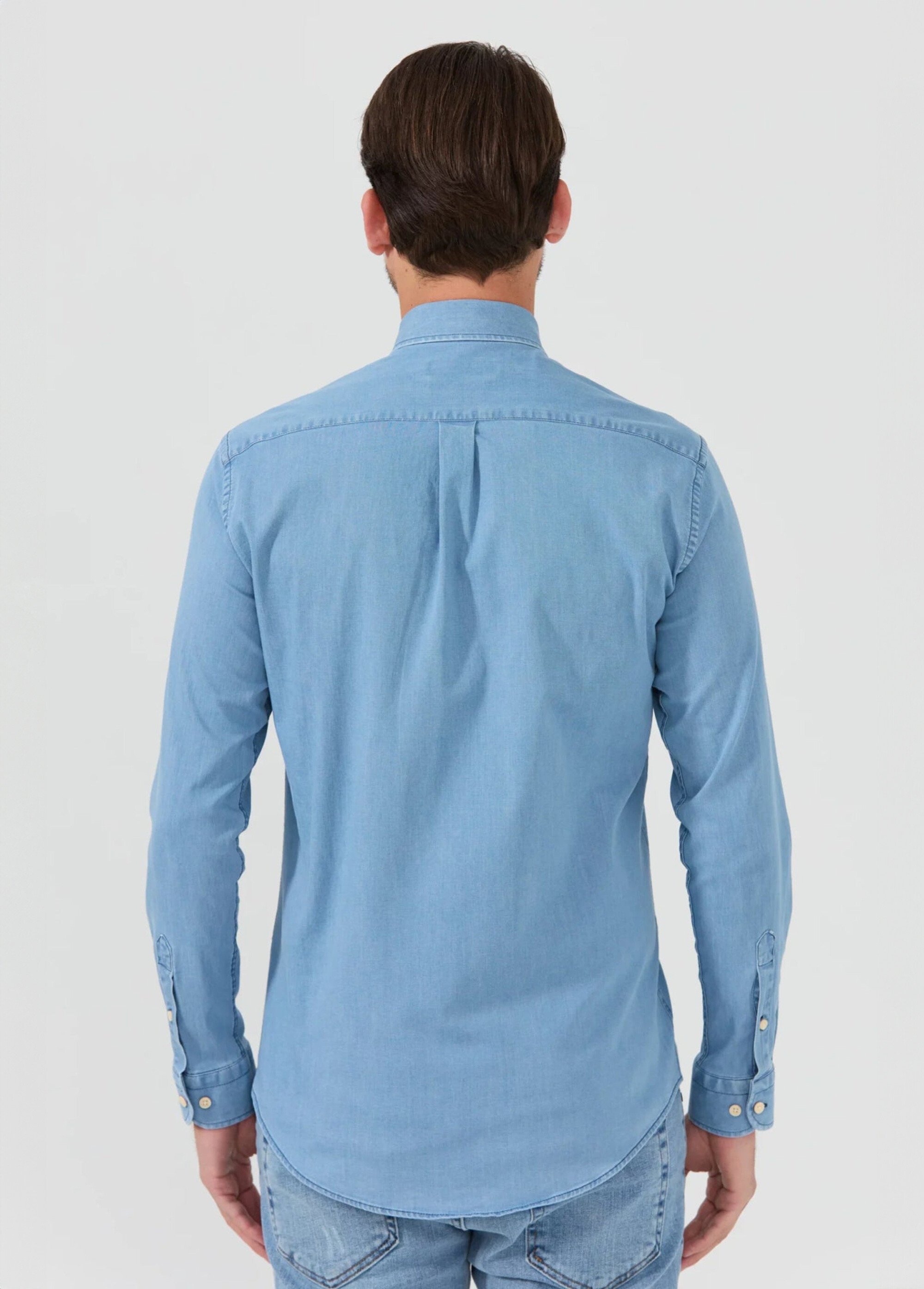 Chemise en jean chic en toile denim