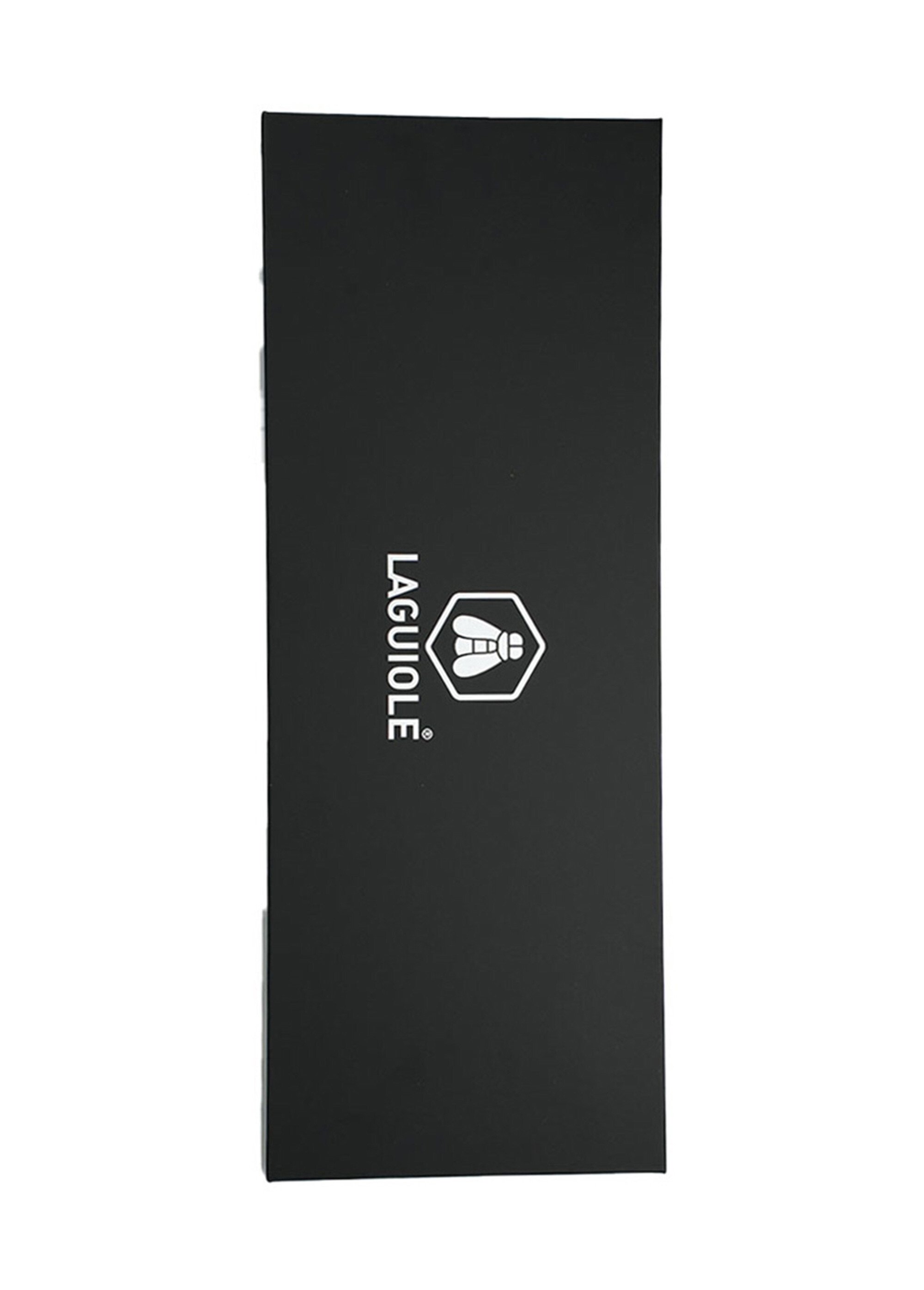 Couteau à trancher lame martelée + étui, Sen Noir 9171530 DE2