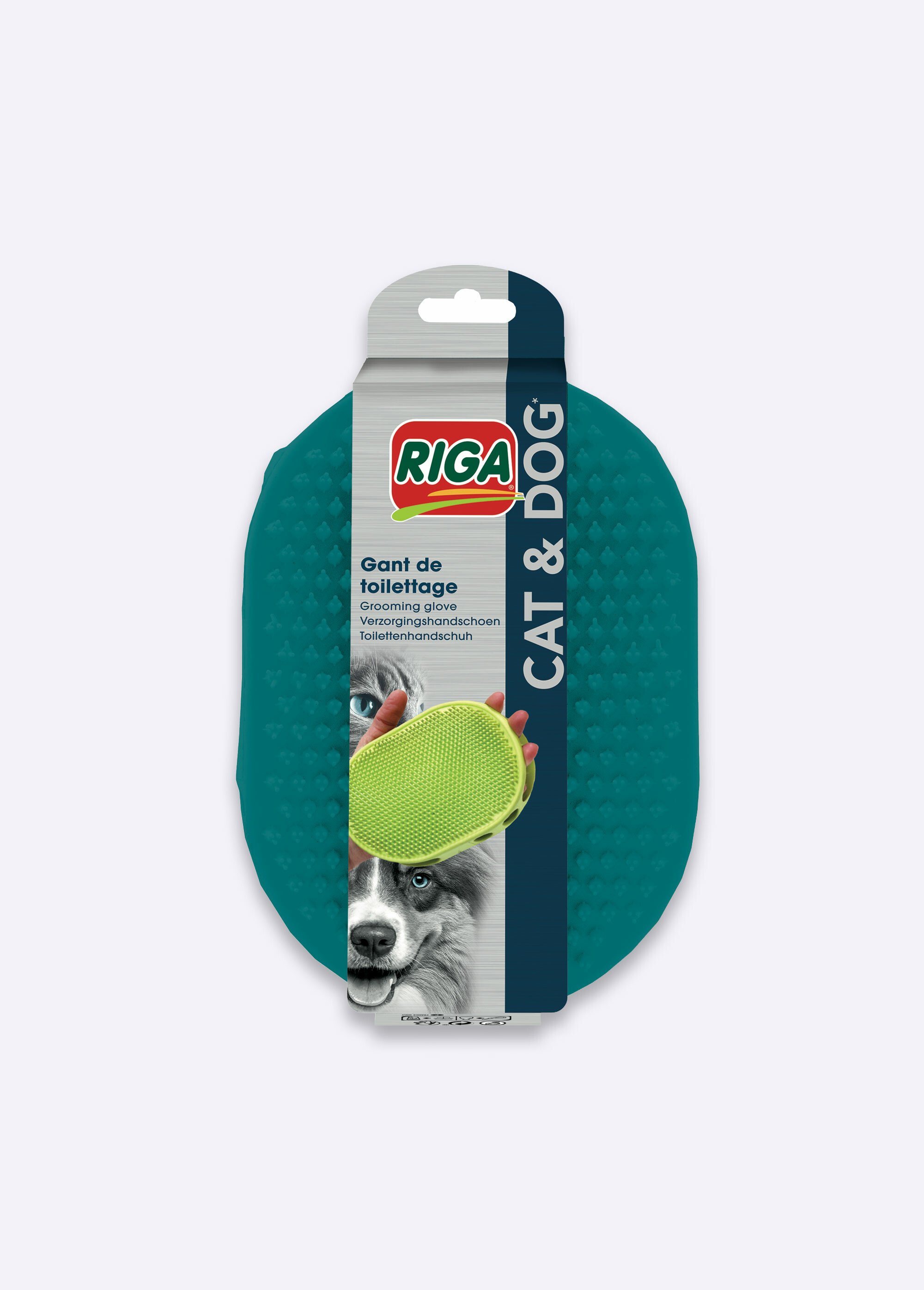 Gant de toilettage pour chien et chat
