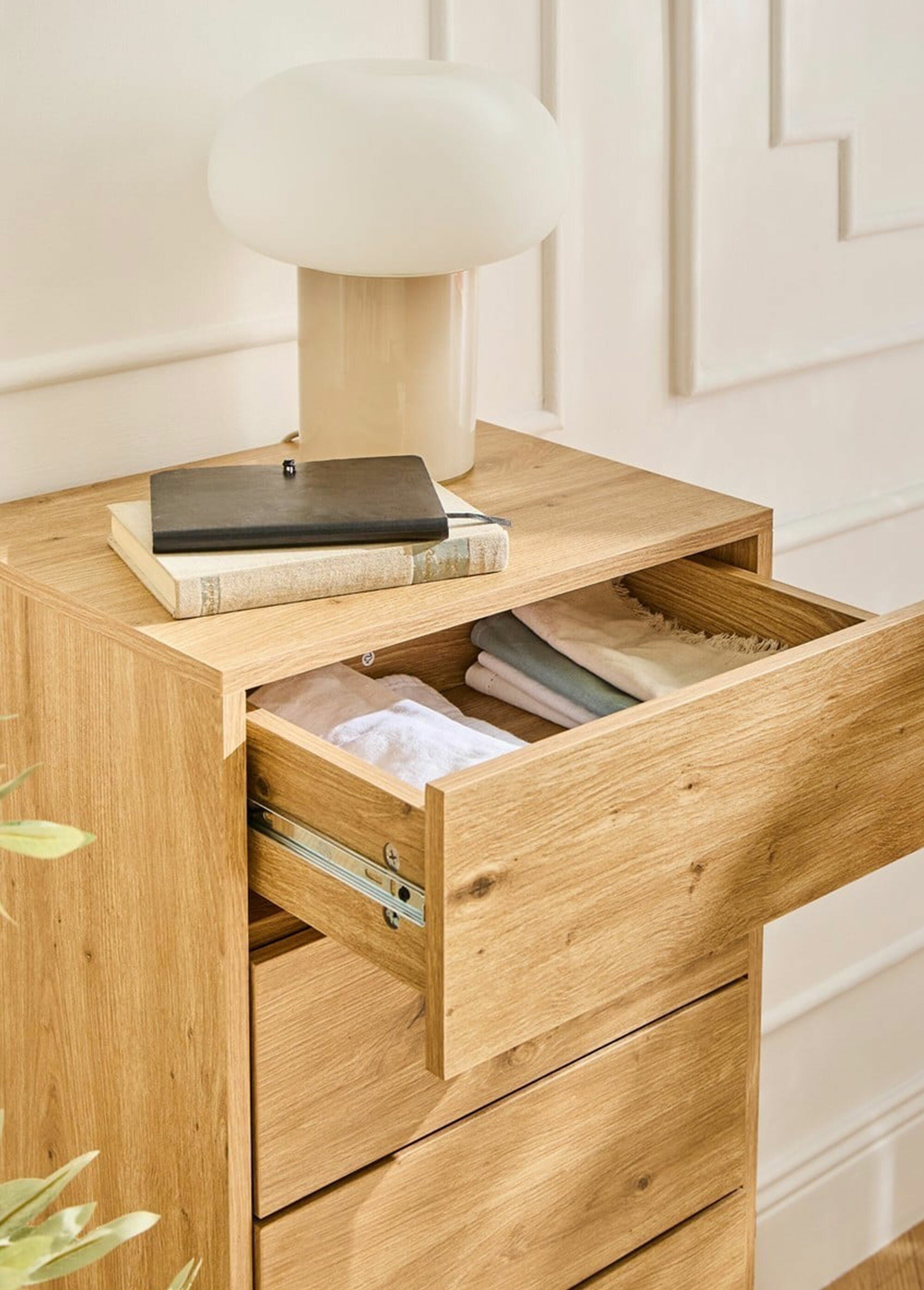 LENNY Chiffonnier 5 tiroirs push/pull BEIGE CAL-15008133 DE1