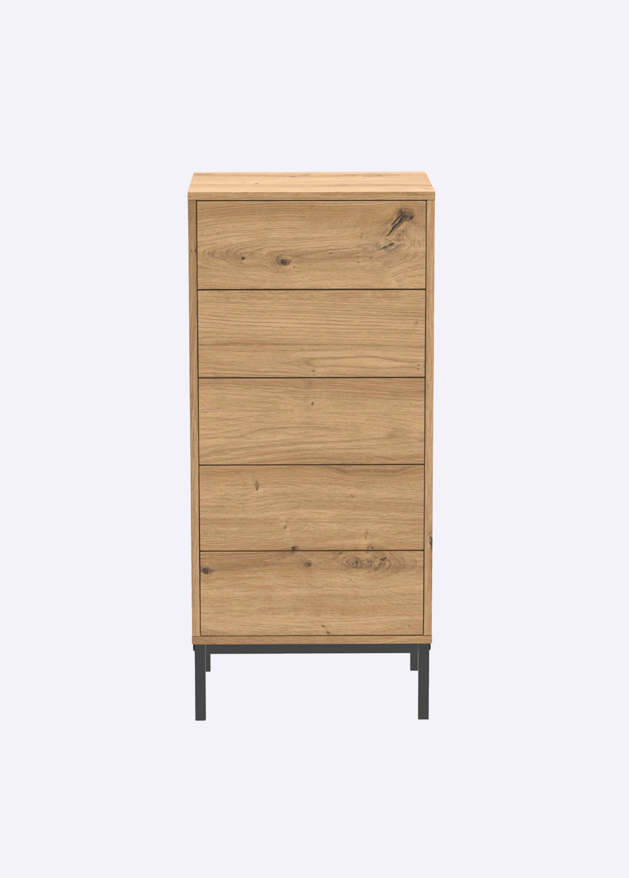 LENNY Chiffonnier 5 tiroirs push/pull