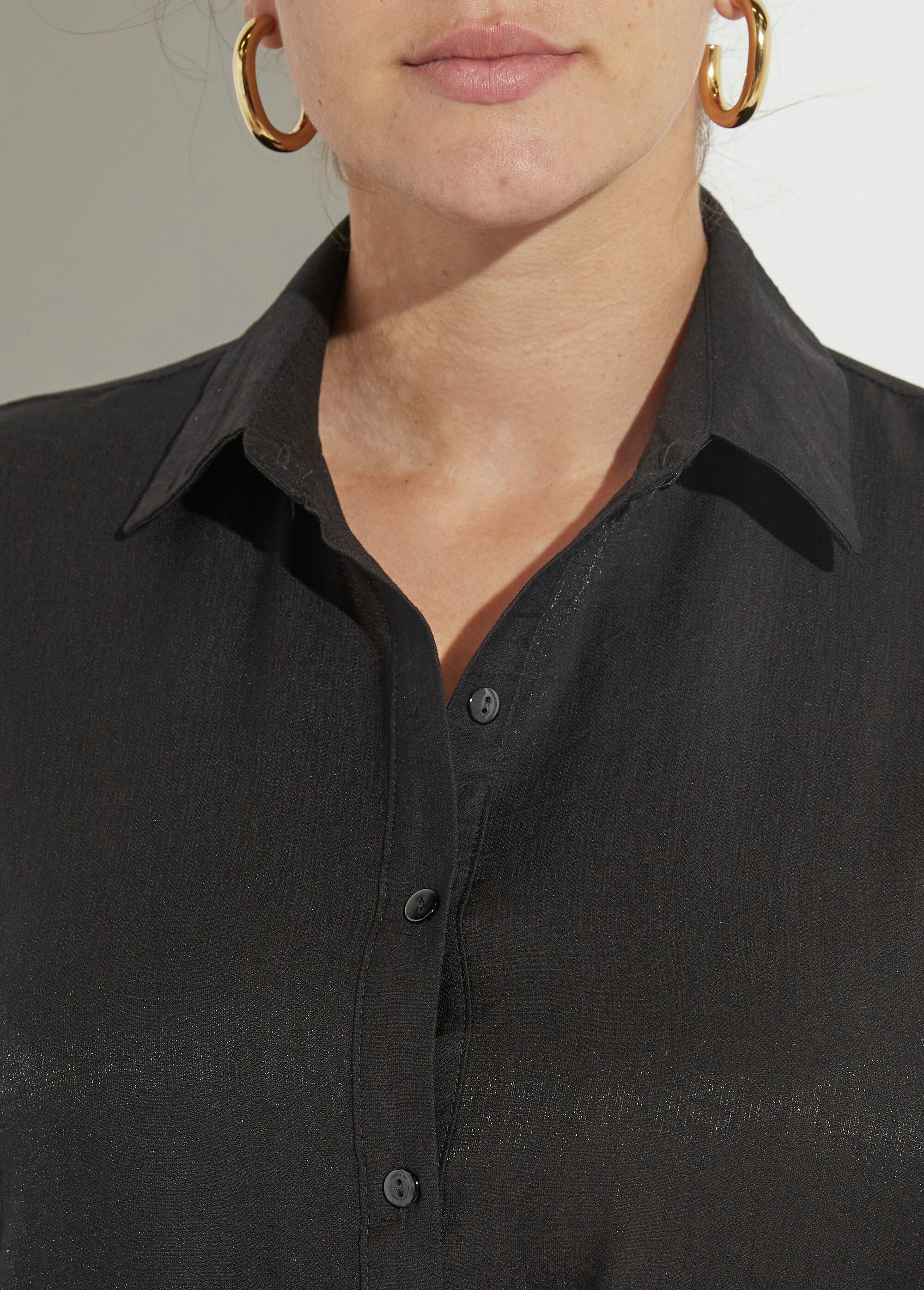 Robe chemisier volantée, inspiration folk