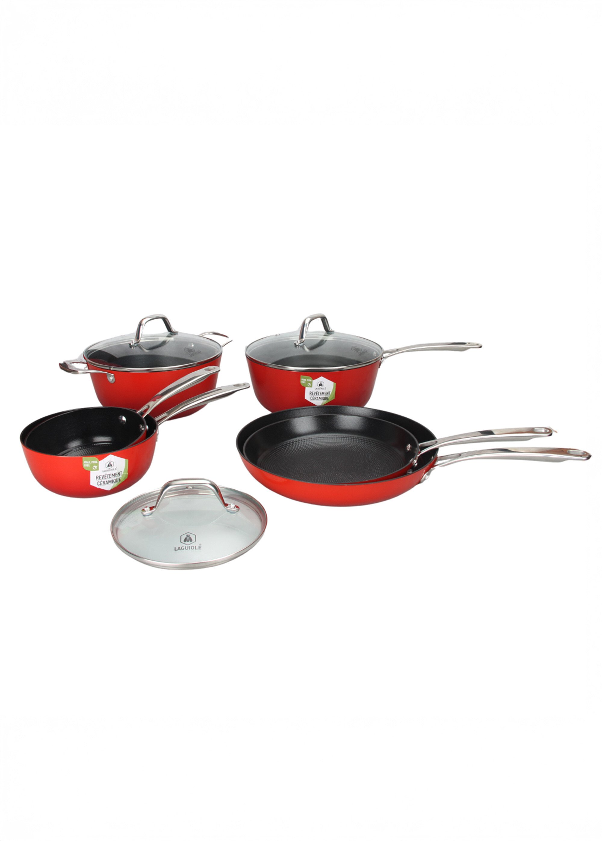 Set 9 pièces en fonte, Red Air Iron Rouge 9120660 FA1