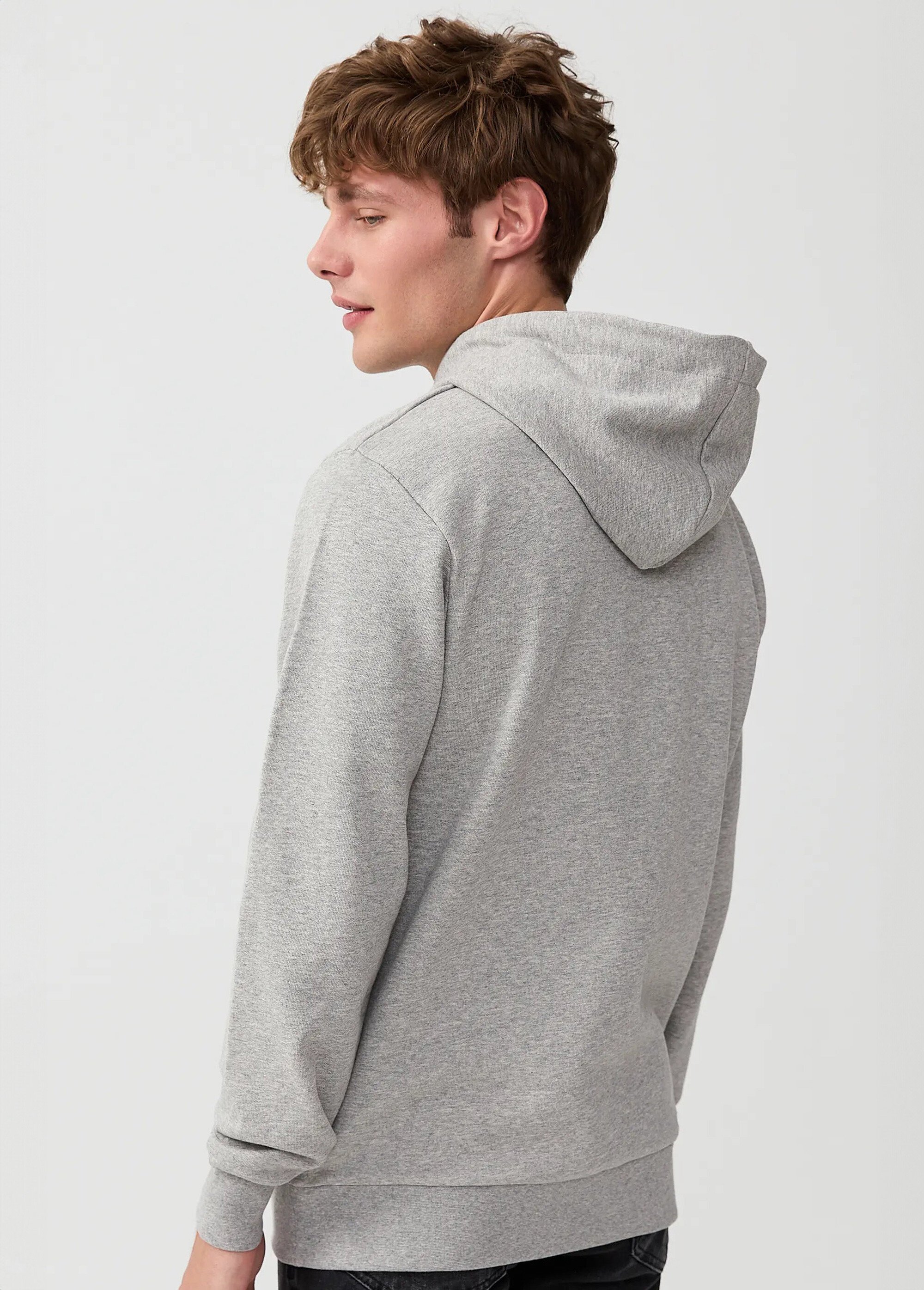 Sweat shirt à capuche, logo bouclette