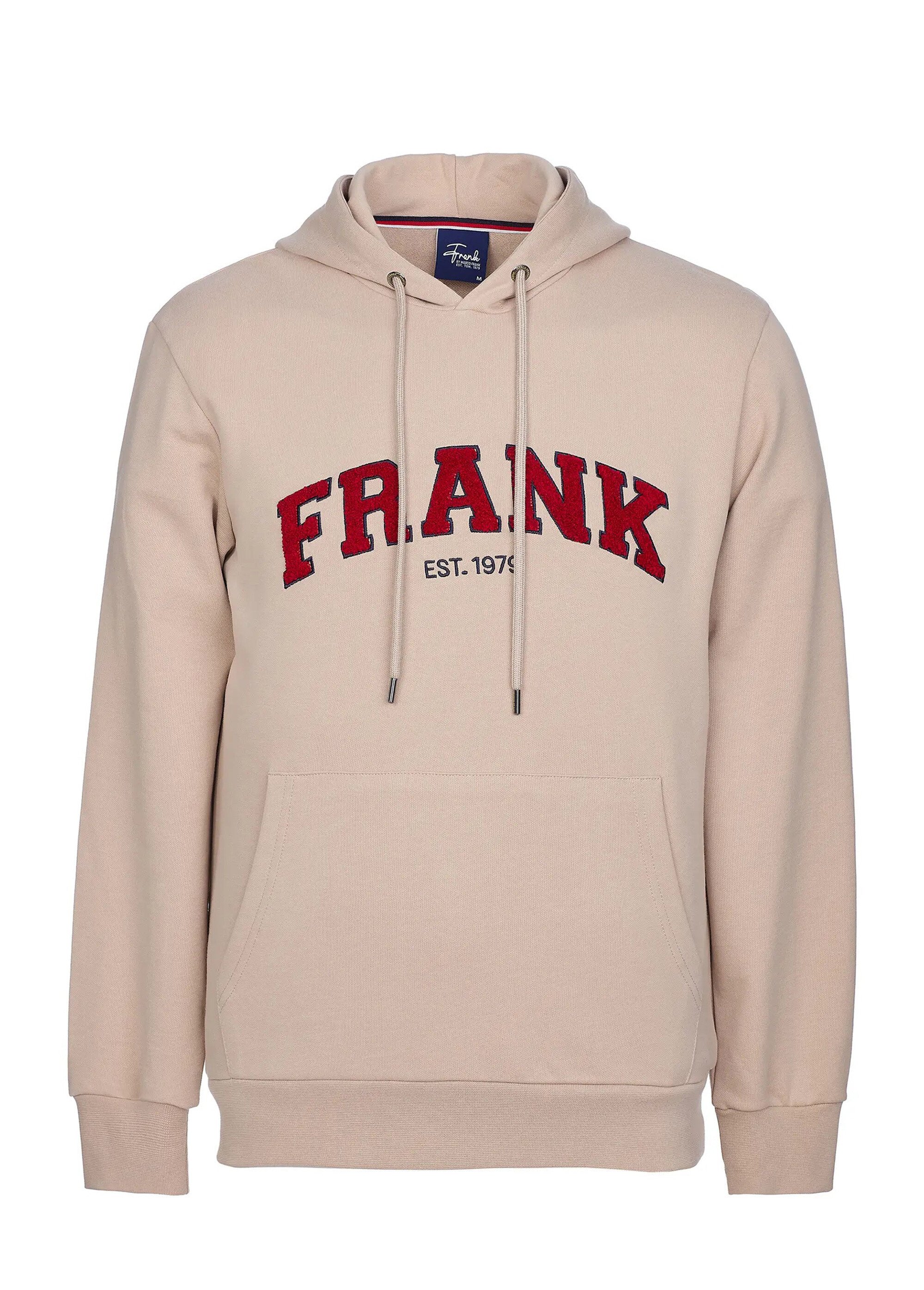 Sweat shirt à capuche, logo bouclette Beige MFKRODOLPH AP1