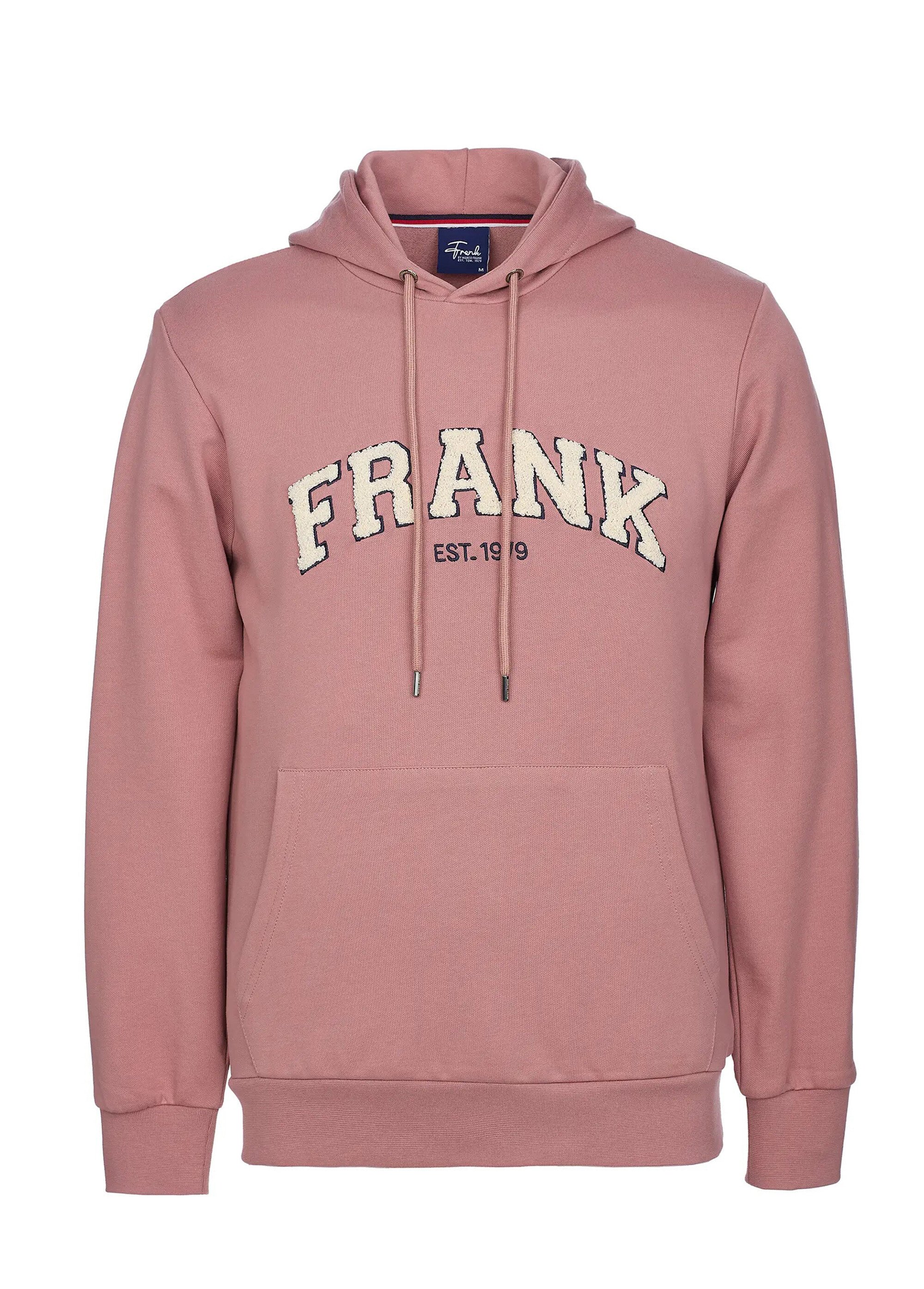 Sweat shirt à capuche, logo bouclette Rose MFKRODOLPH AP1