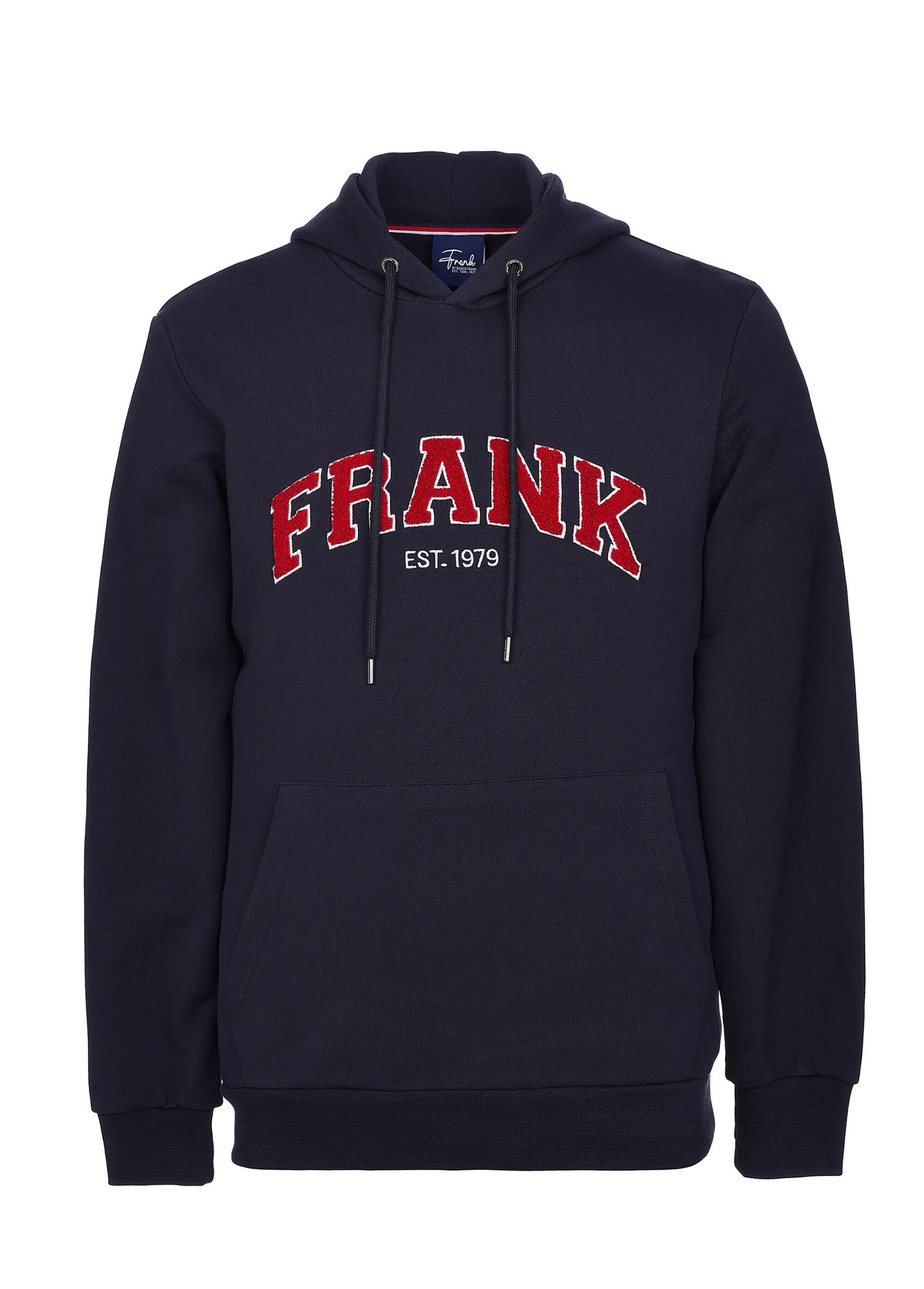 Sweat shirt à capuche, logo bouclette Bleu MFKRODOLPH AP1